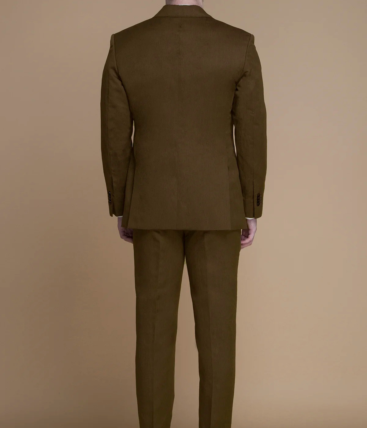 Khaki Brown Linen Suit- view-1