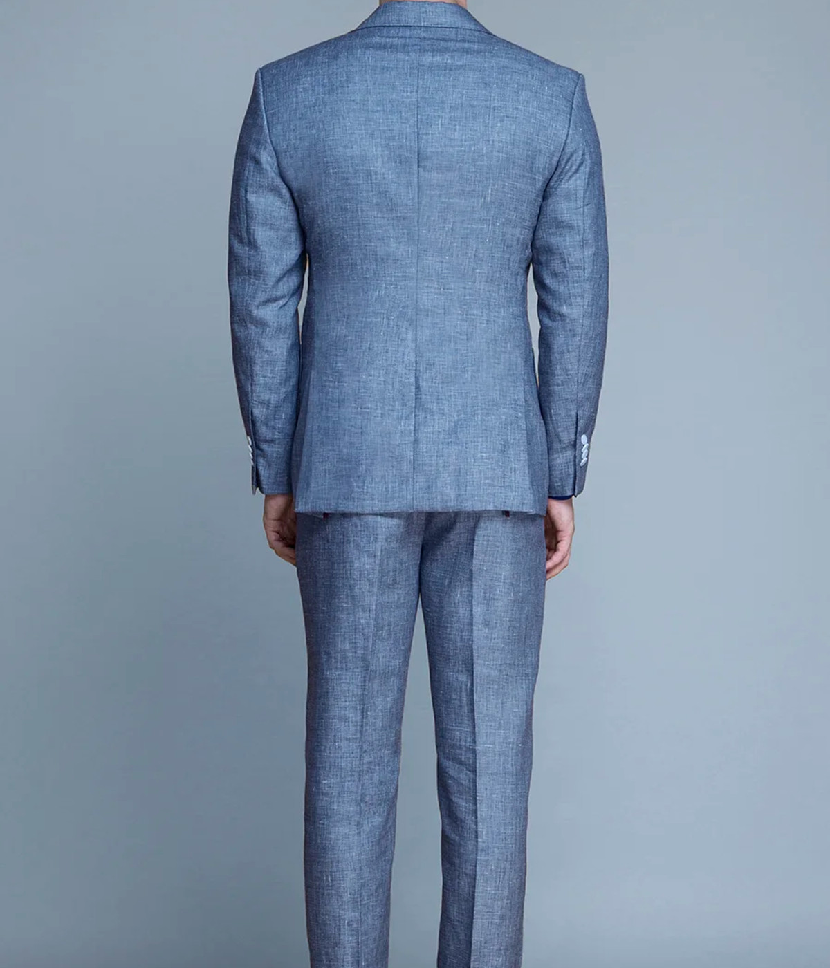 Newport Blue Linen Suit- view-1