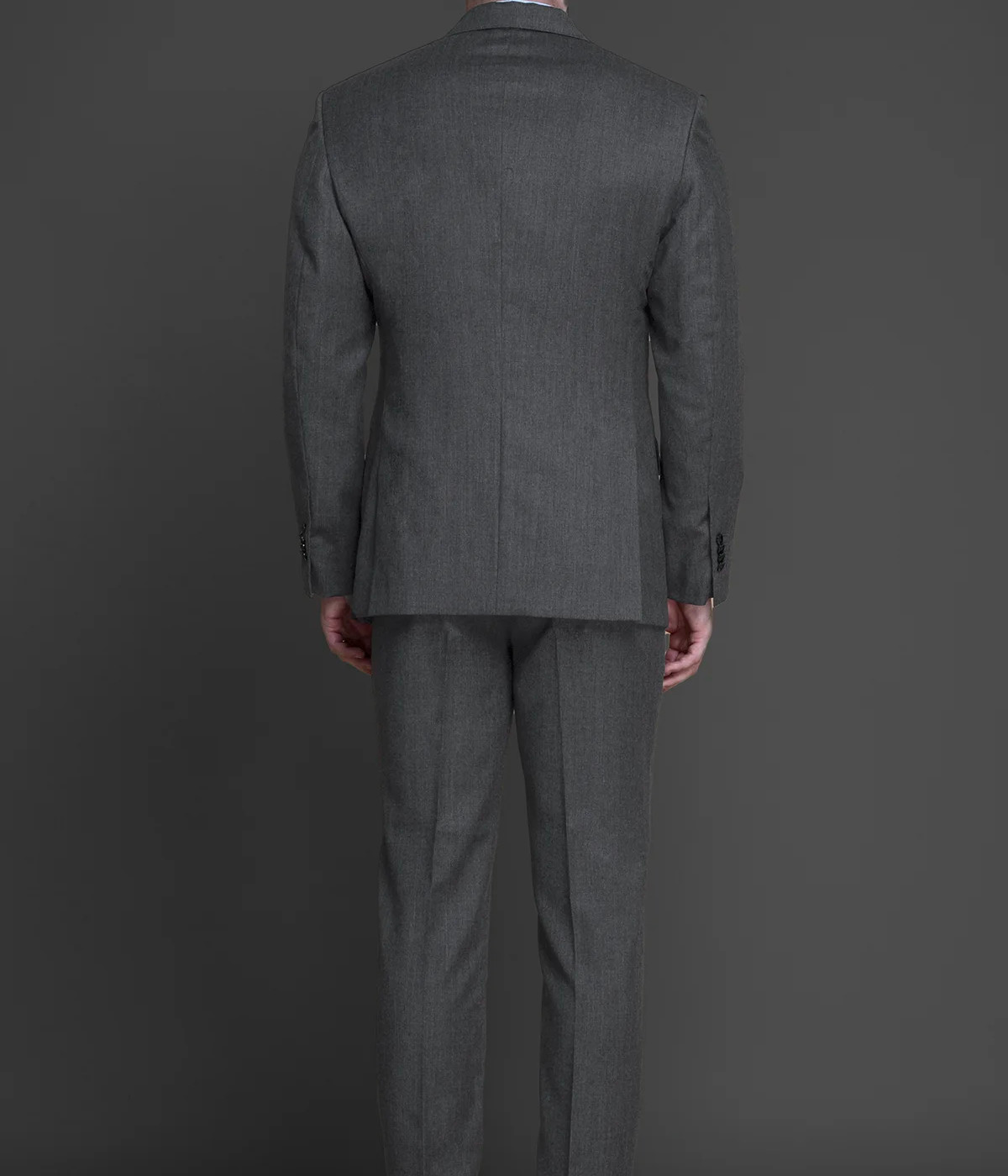 Windsor Dark Grey Flannel Suit- view-1