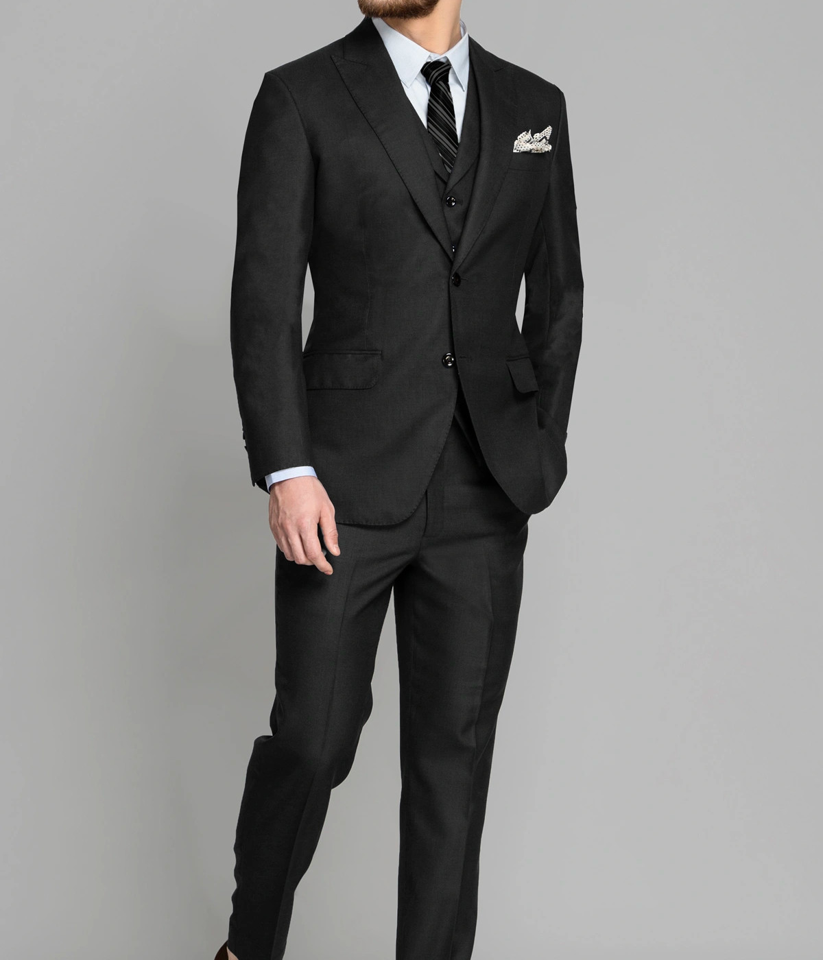 Tribeca Charcoal Birdseye Suit - Hangrr