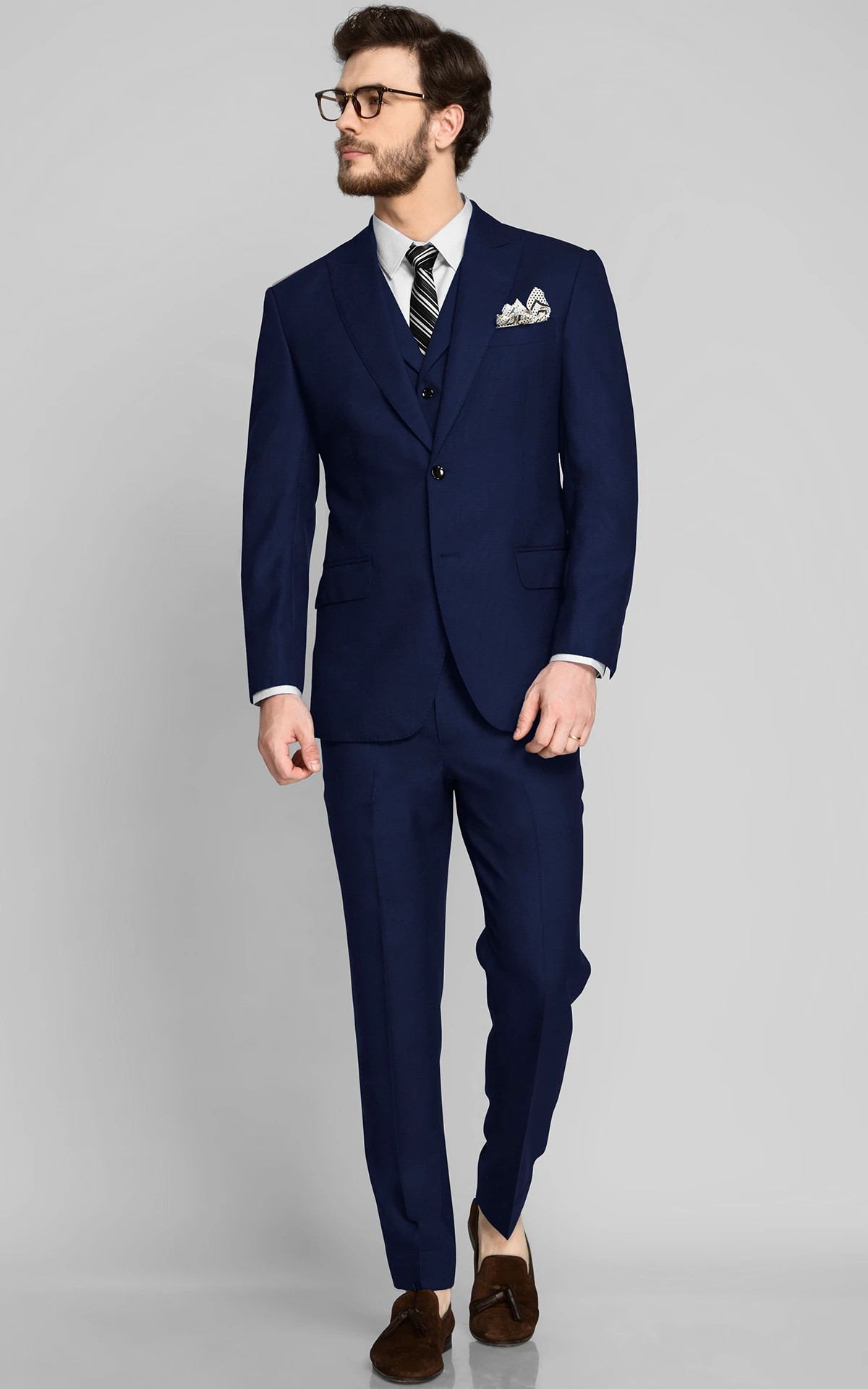 Lincoln Square Blue Birdseye Suit