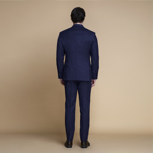 Piccadilly Midnight Blue Flannel Suit-mbview-2