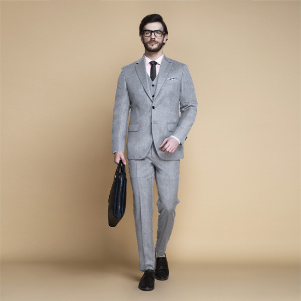 Highgate Light Grey Flannel Suit-mbview-main