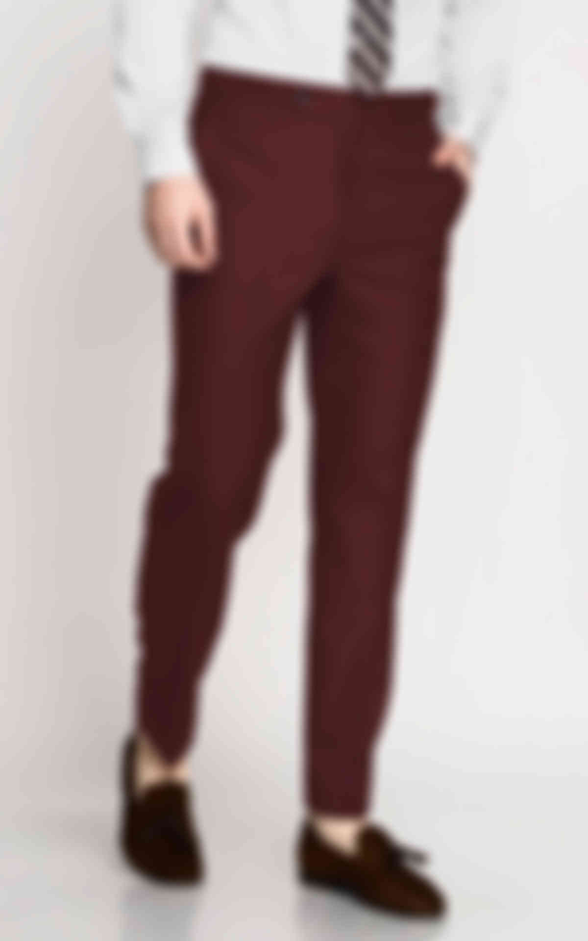 Burgundy Maroon Vegan Pants