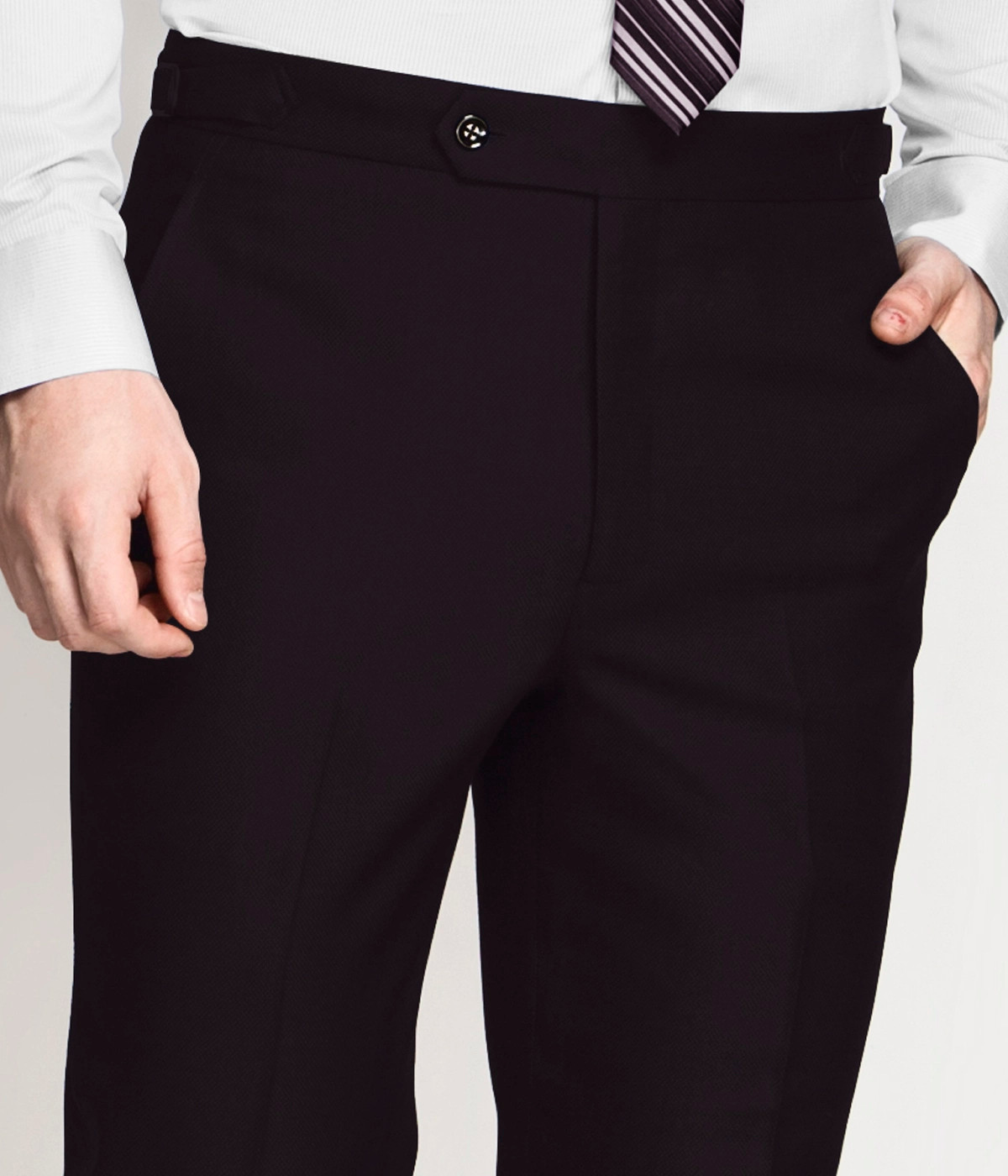 Plum Purple Vegan Pants-1