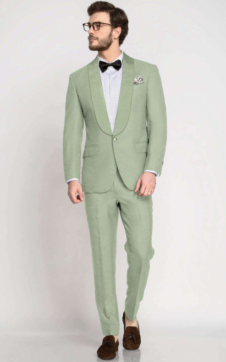 Spring Green Vegan Tuxedo image