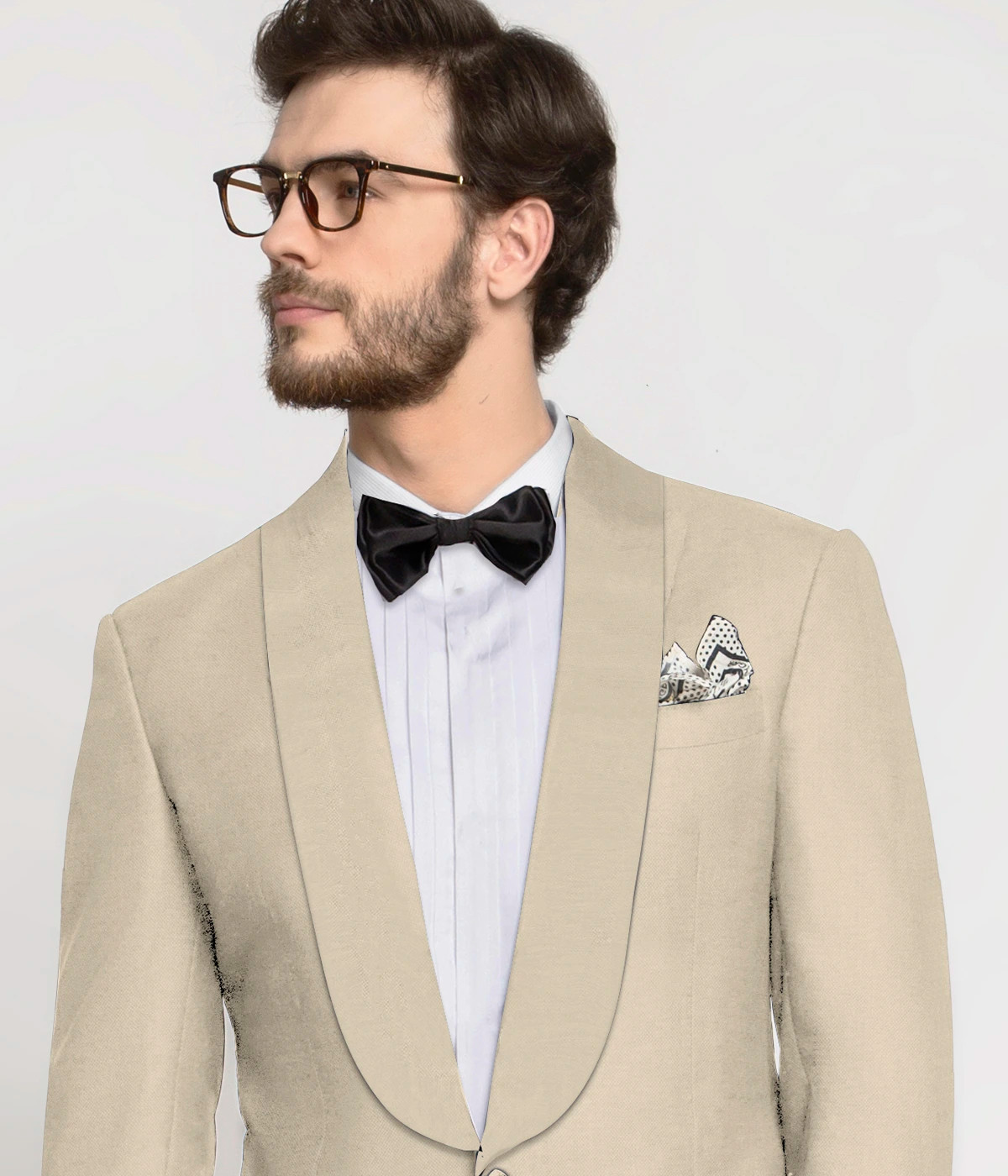 Sand Beige Vegan Tuxedo-1