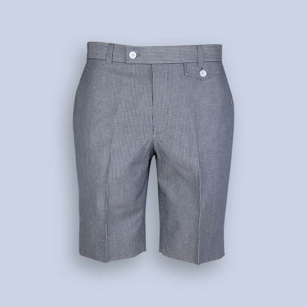 Coronado Grey Striped Shorts-mbview-main
