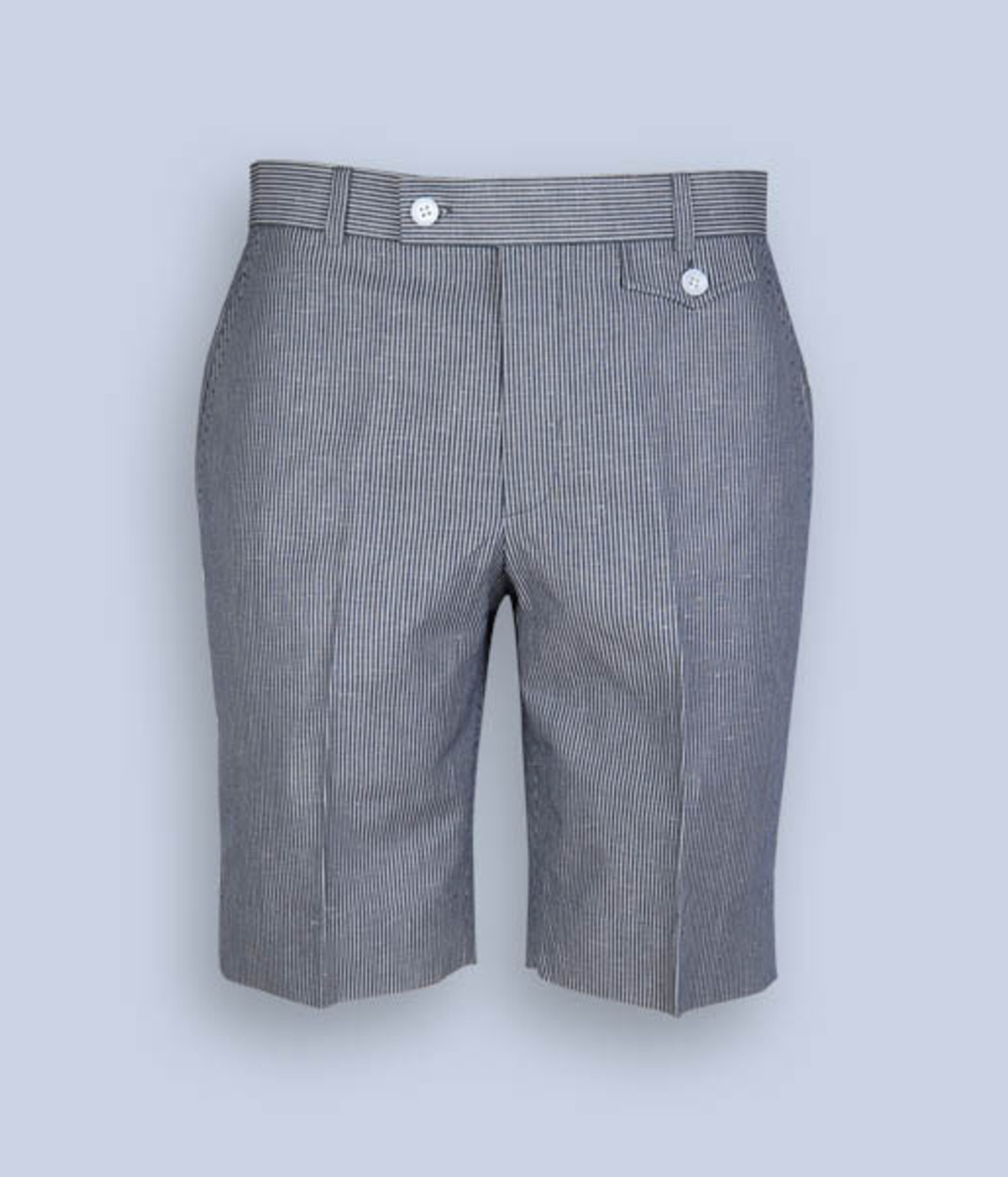 Coronado Grey Striped Shorts- view-2