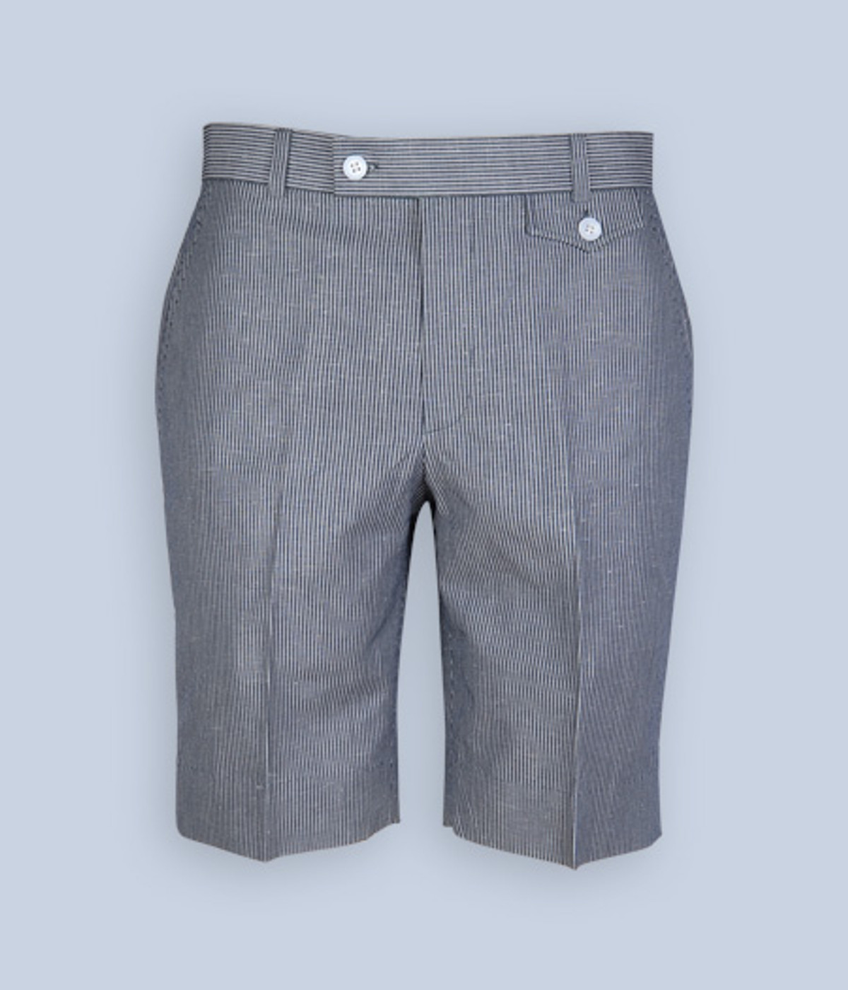 Coronado Grey Striped Shorts- view-1