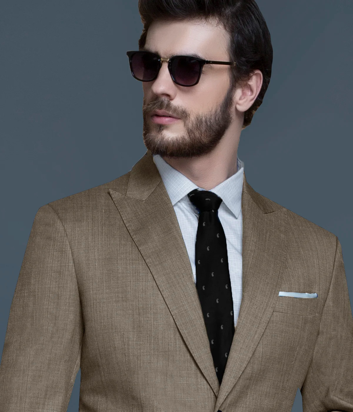 Heatbreaker Cool Sand Nailhead Suit-1