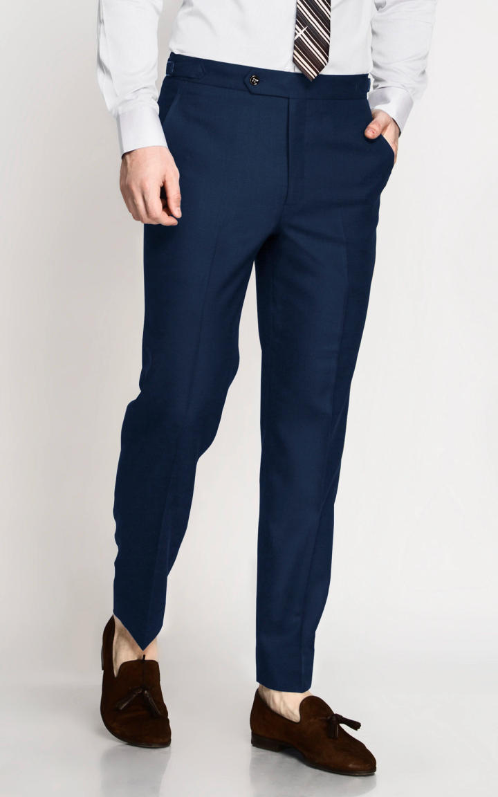 Turkish Blue Wool Pants image