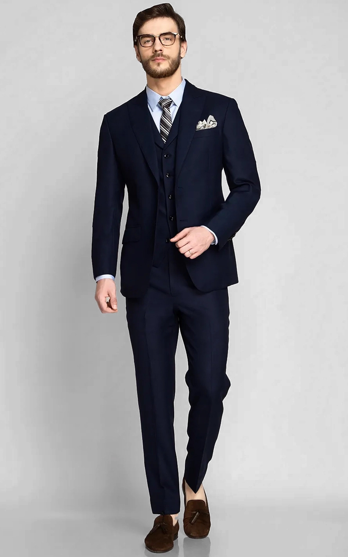 Premium Super 120s Wool Suits - Custom Tailored by Hangrr