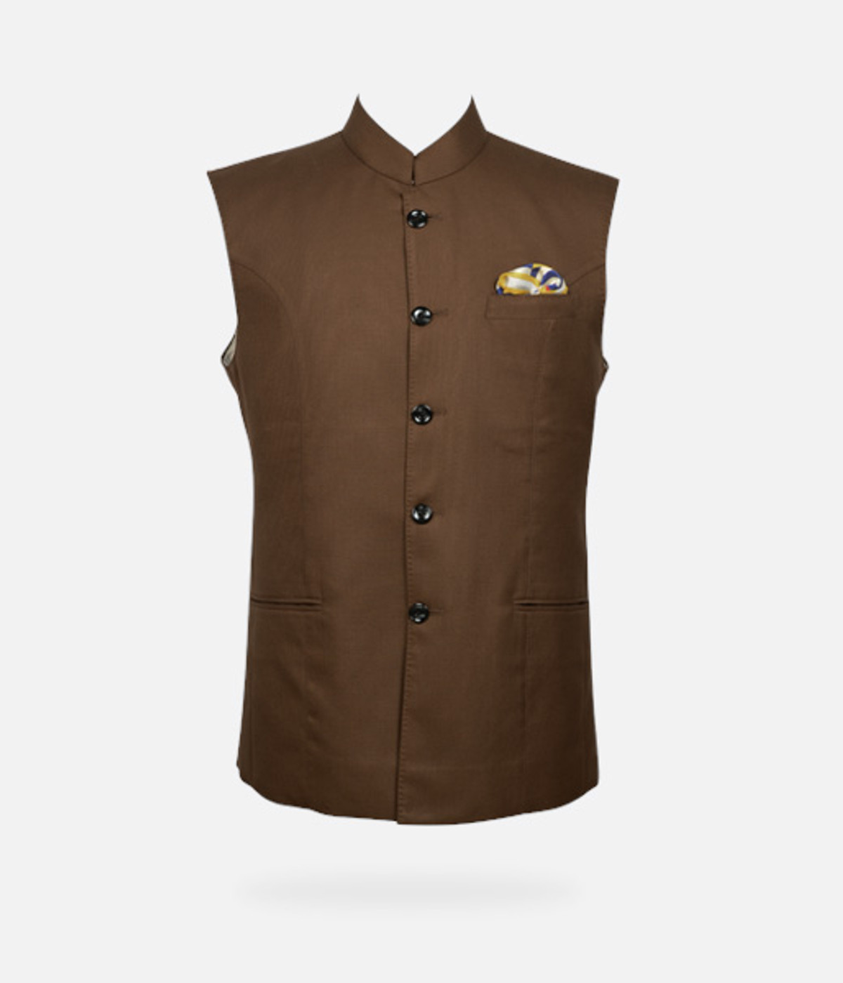 Earthy Brown Equestrian Polo Jacket- view-2