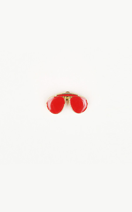 Cocktail Red Shades Lapel Pin