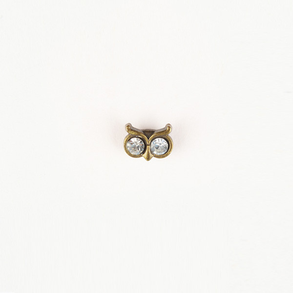 Owl Brass-Tone Lapel Pin-mbview-main