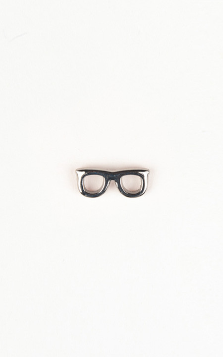 Party Aviators Silver-Tone Lapel Pin