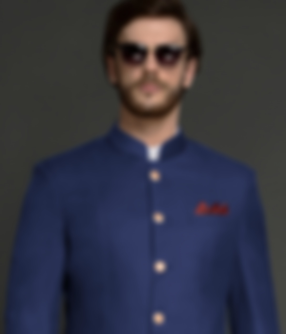 Indigo Blue Jodhpuri Suit-1