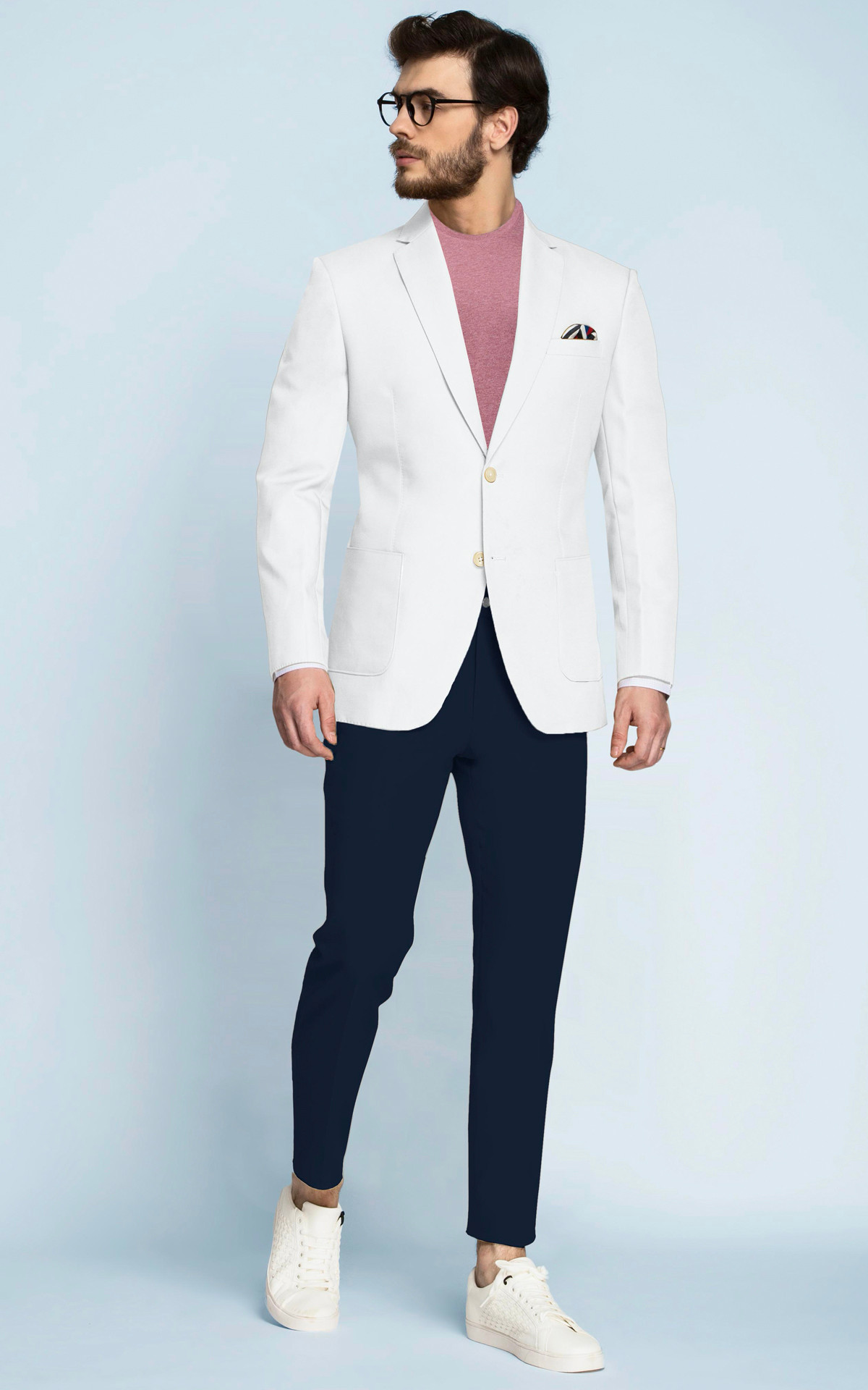 Buy Grey Cotton Silk Ikat Hand Work Top Pant Blazer CoOrd Set  SCAKHI
