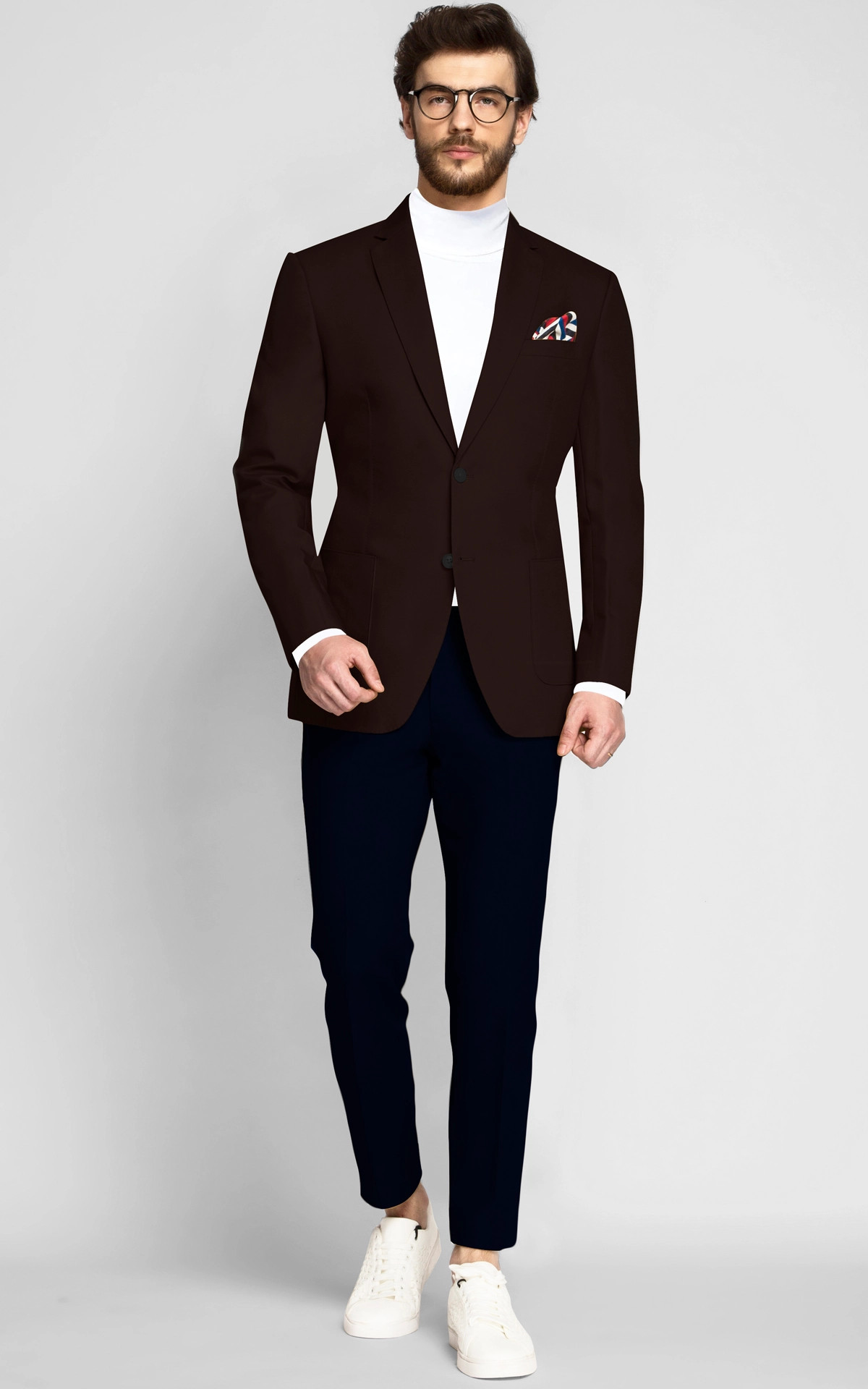 Army Brown Khaki Cotton Blazer