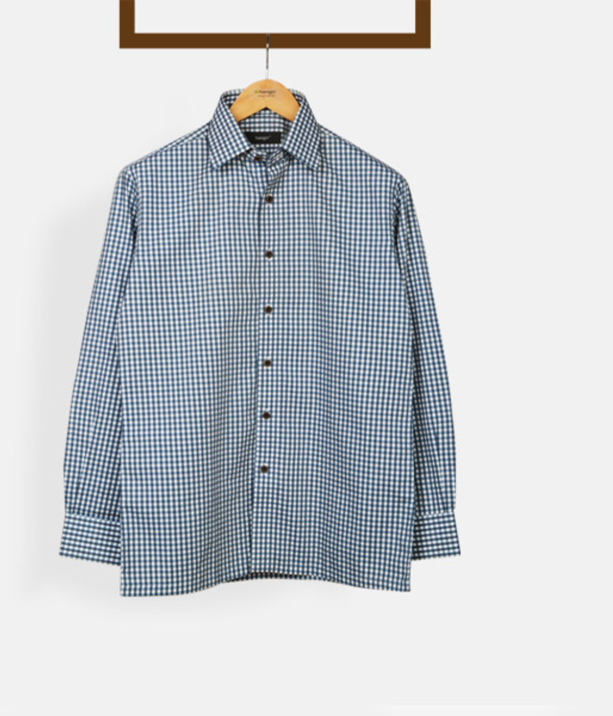 Green Gingham Checks Shirt- view-2