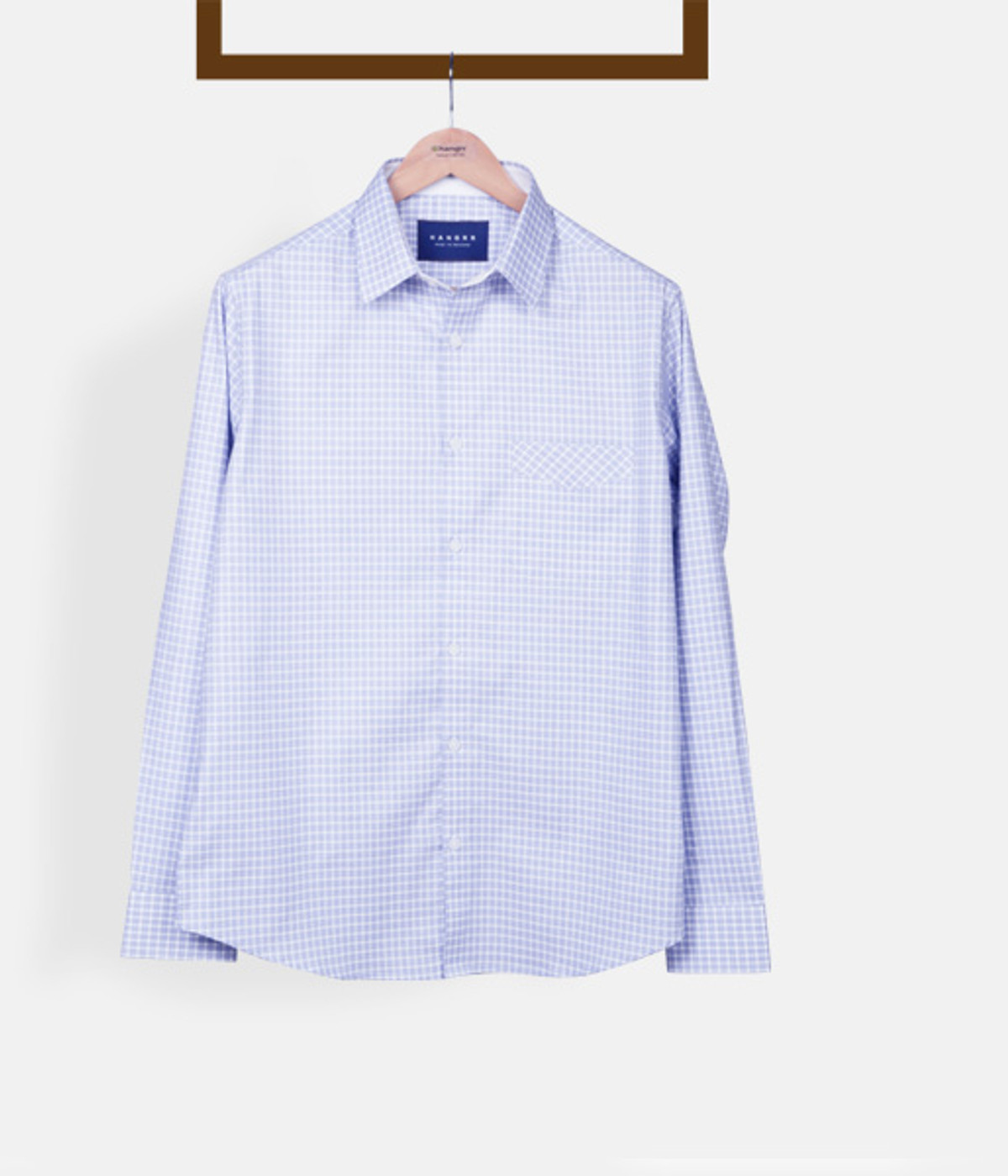 Brushed Blue Checks Shirt- view-2
