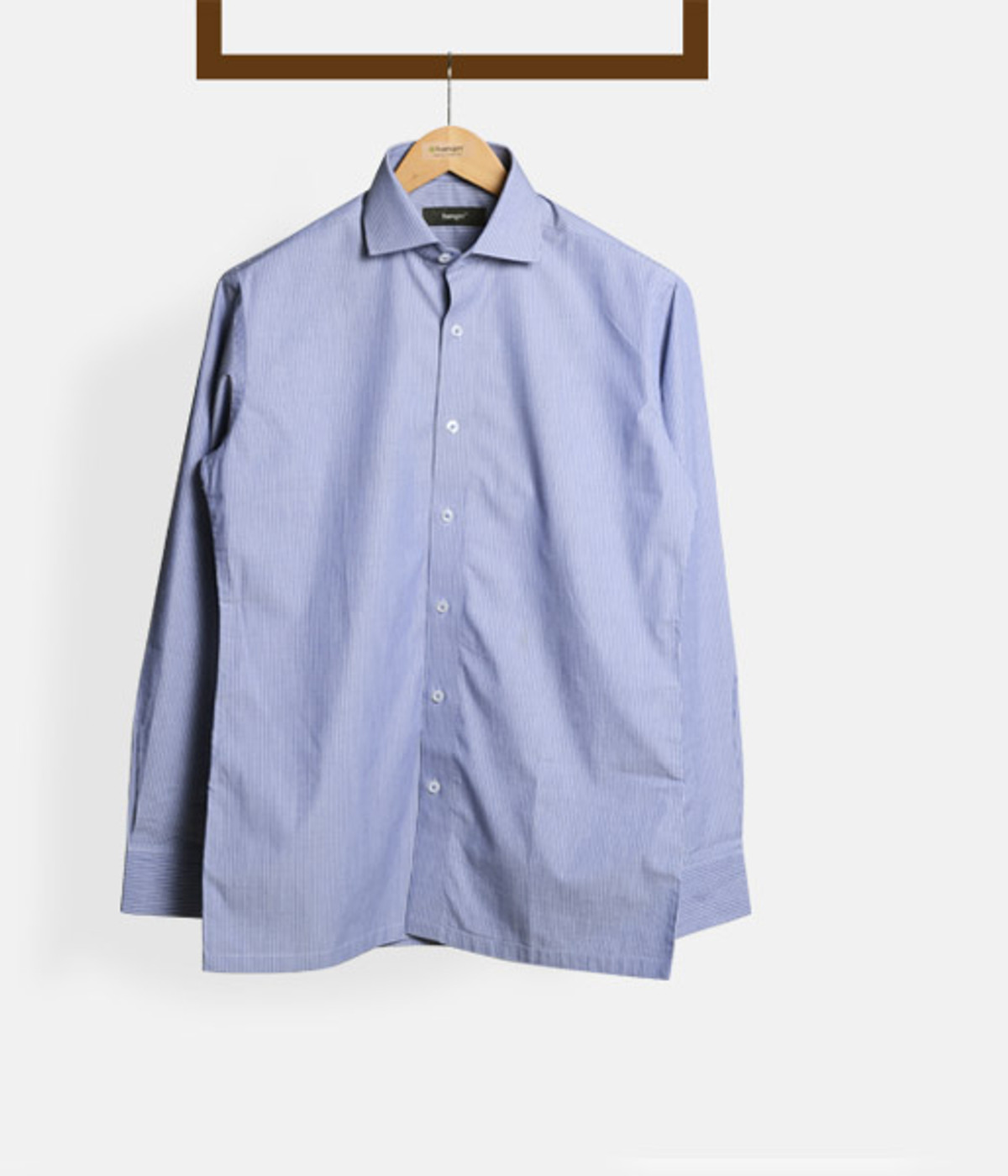 Blue And White Striped Shirt- view-2