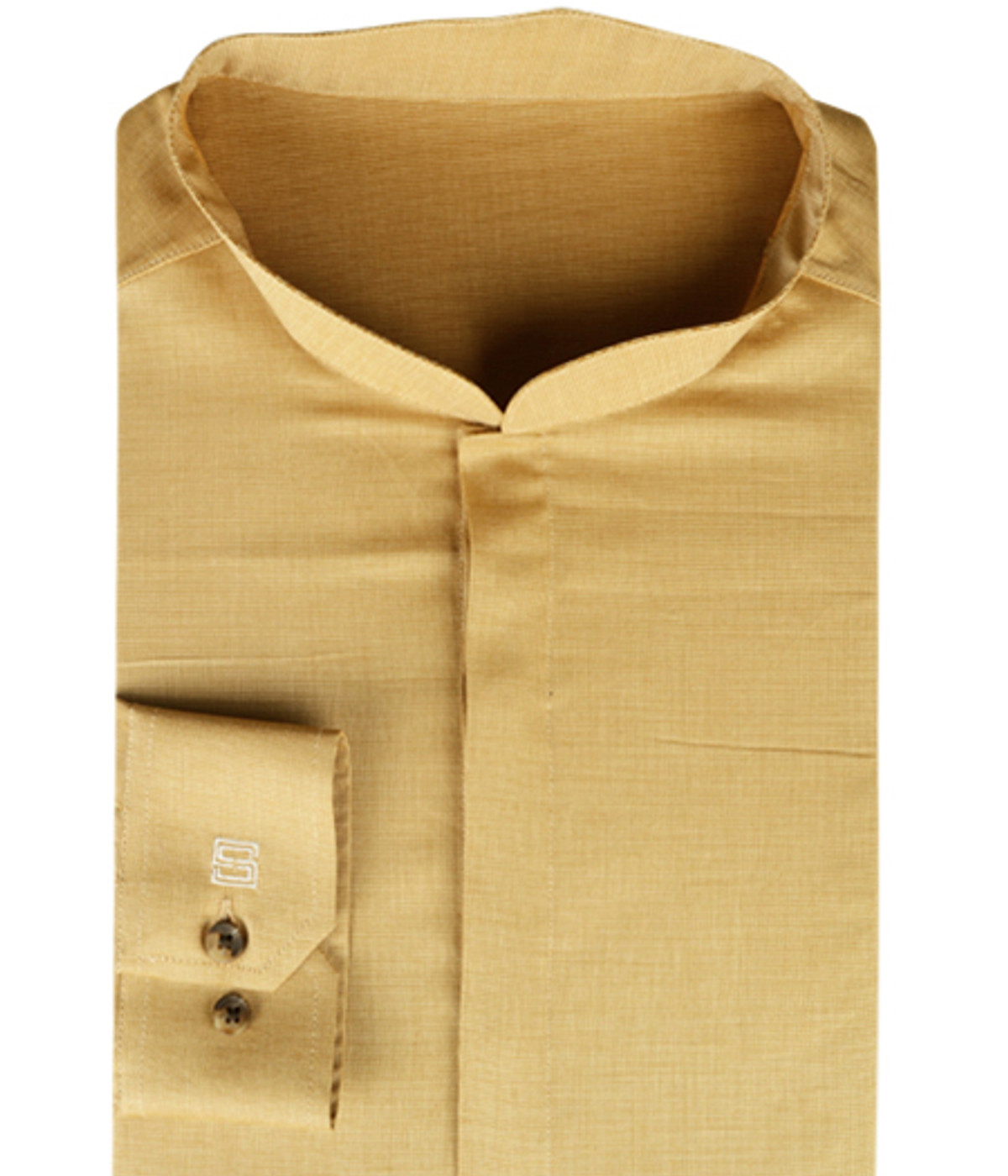 Oxford Brown Henley Shirt- view-1
