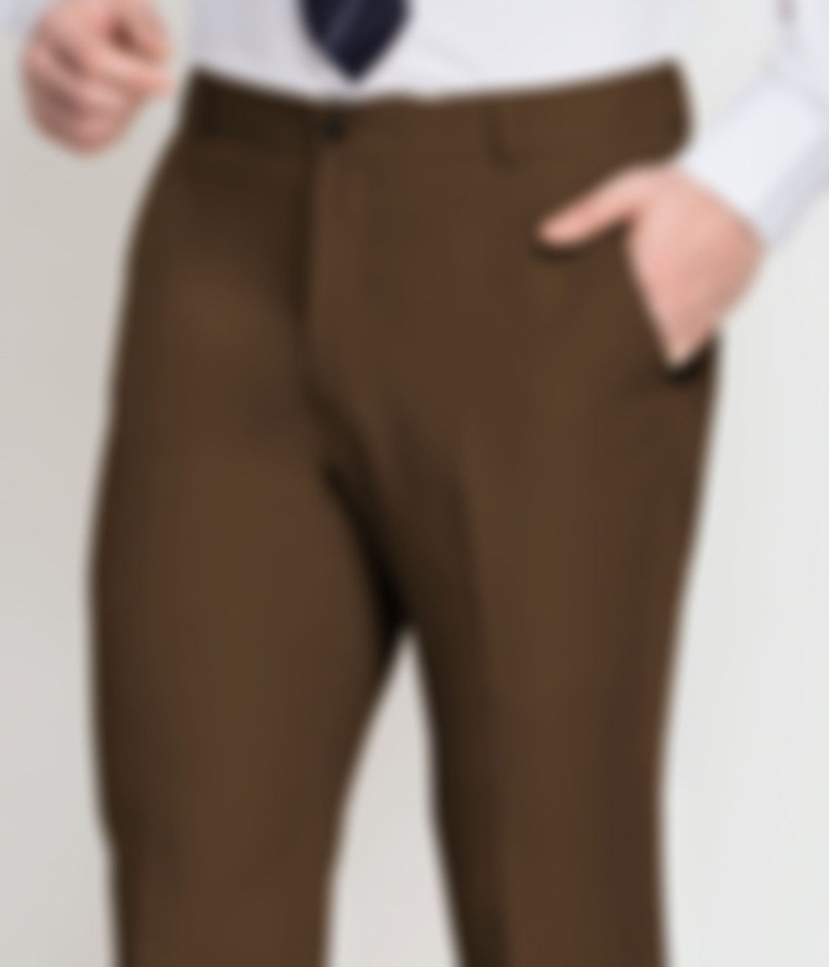 Lazio Brown Cotton Pants-1