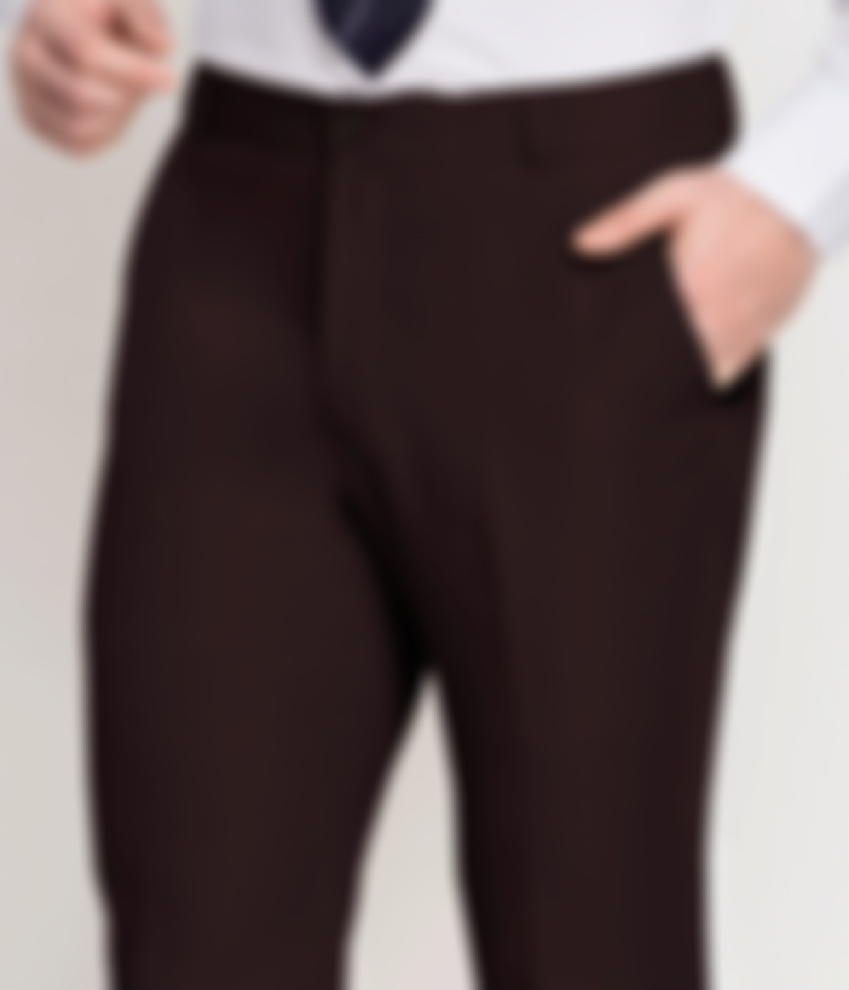Army Brown Khaki Cotton Pants-1