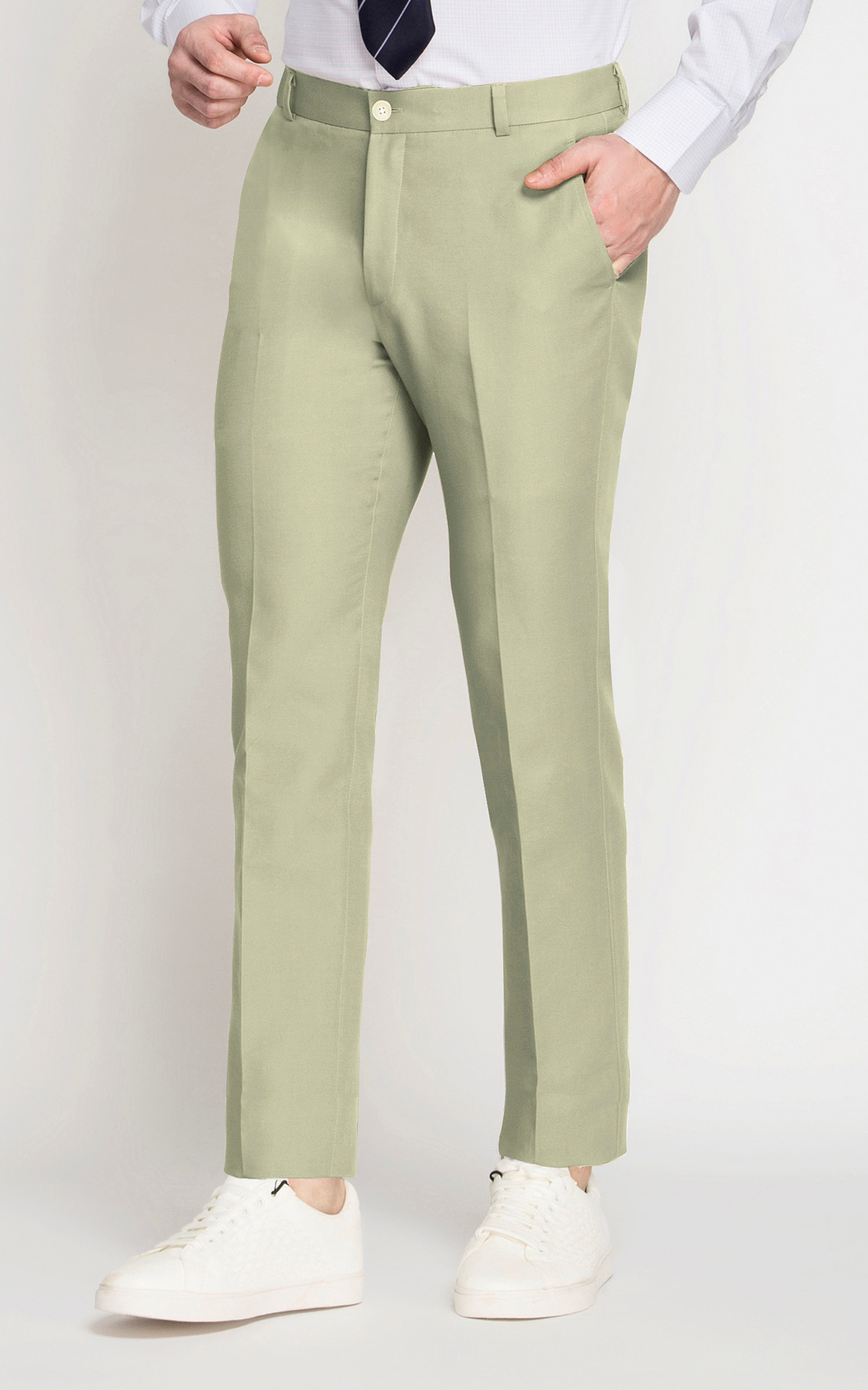 Sage Green Cotton Pants