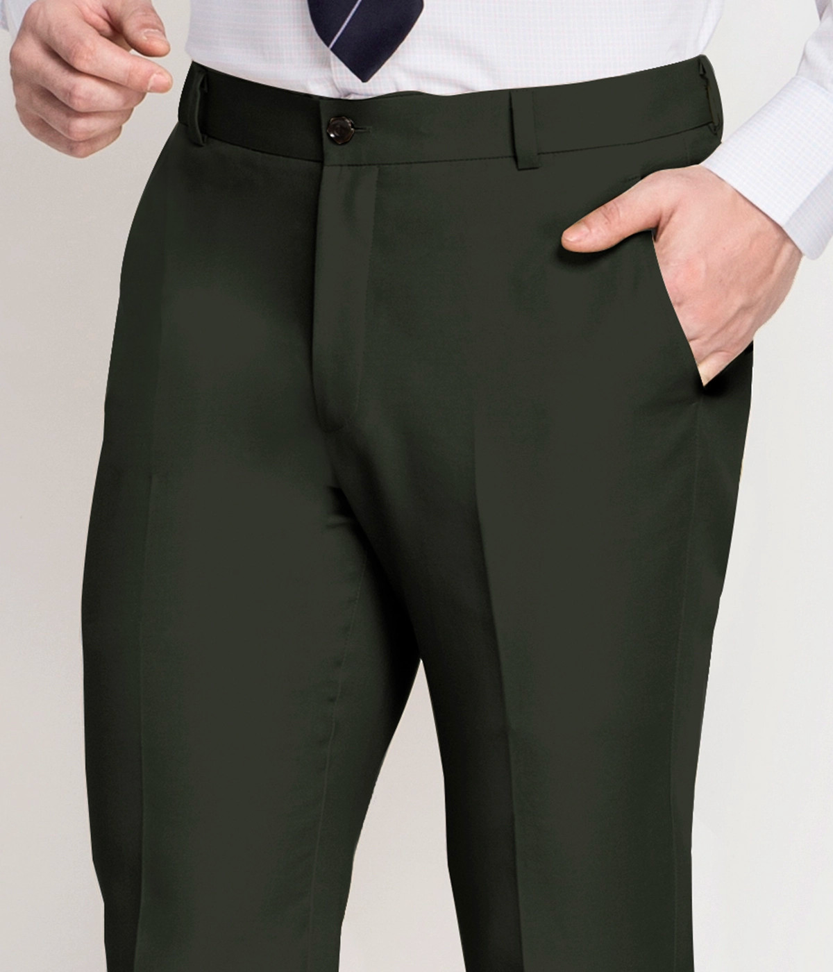 Skinny Green Dress Pants | boohooMAN USA