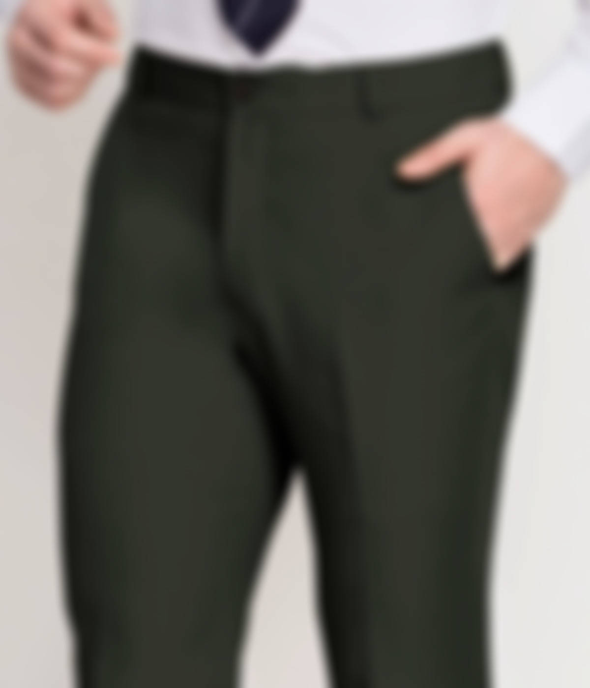 Olive Green Cotton Pants-1