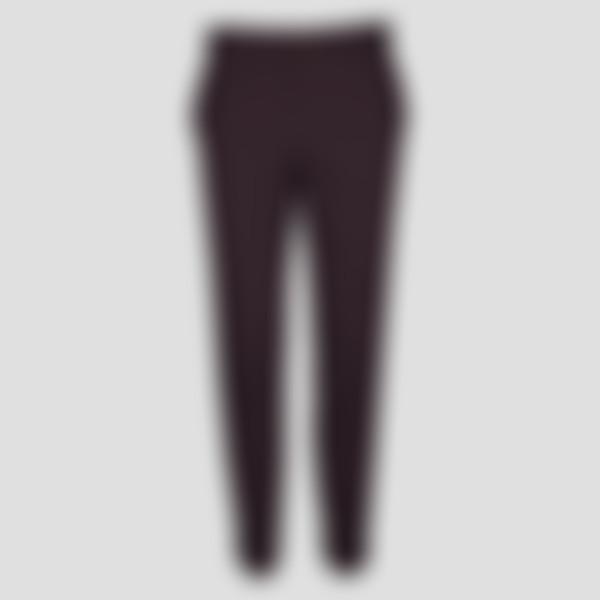 Burgundy Cotton Pants-1