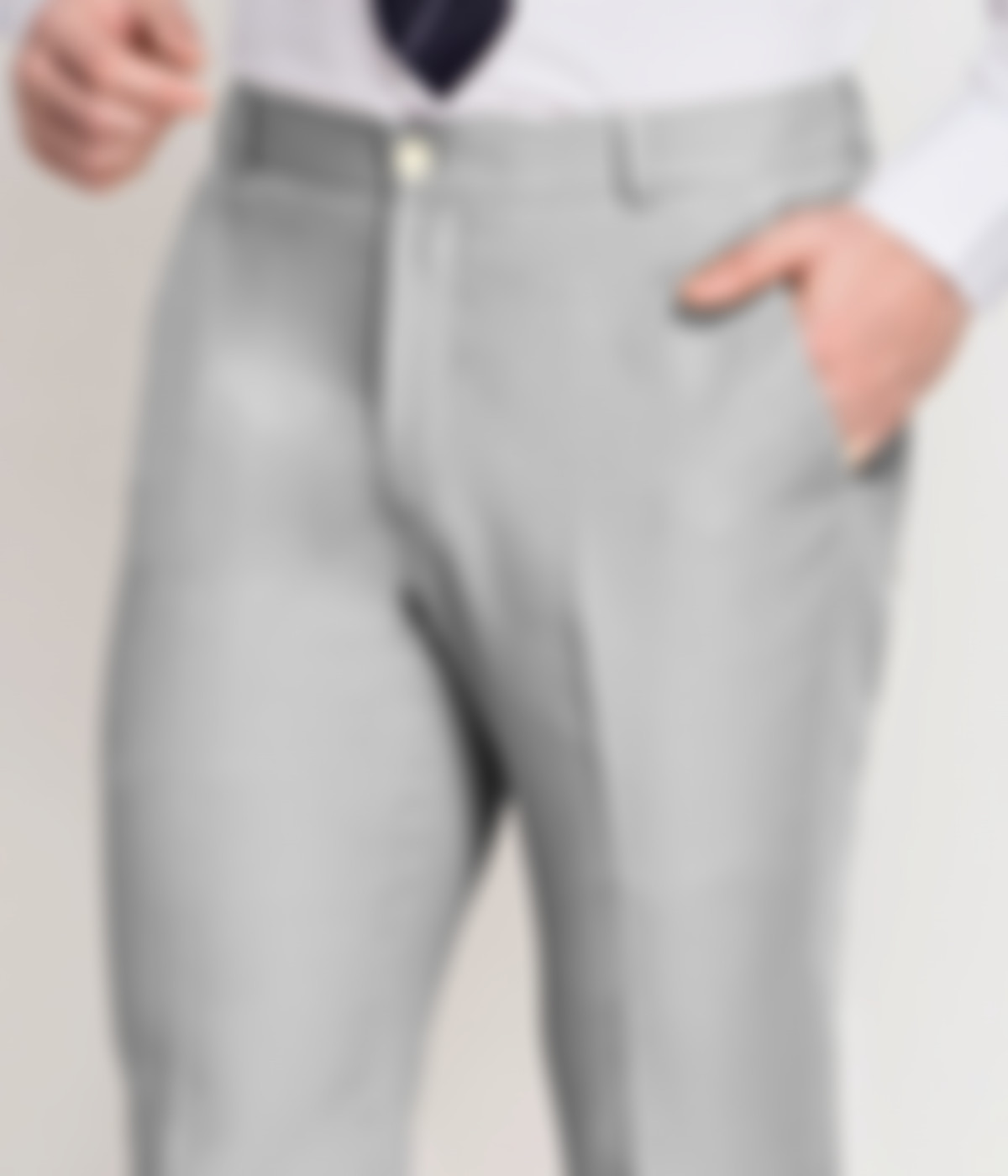 Slate Grey Cotton Pants-1