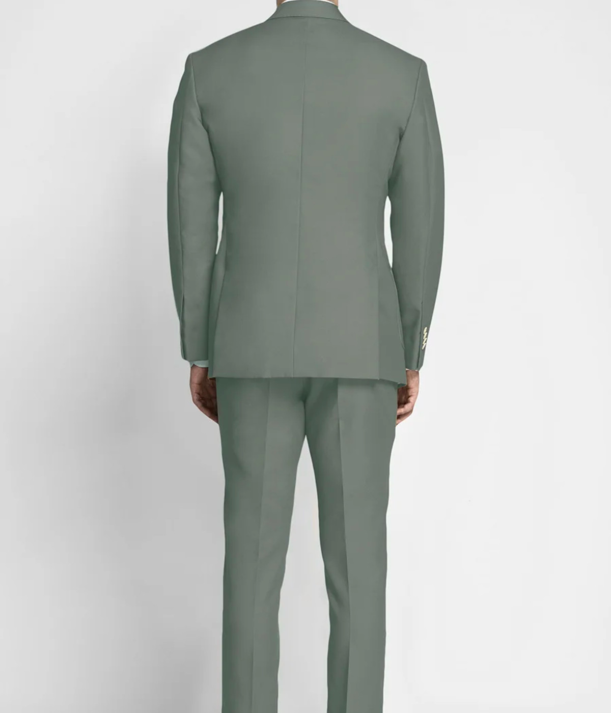 Moss Green Cotton Suit- view-1