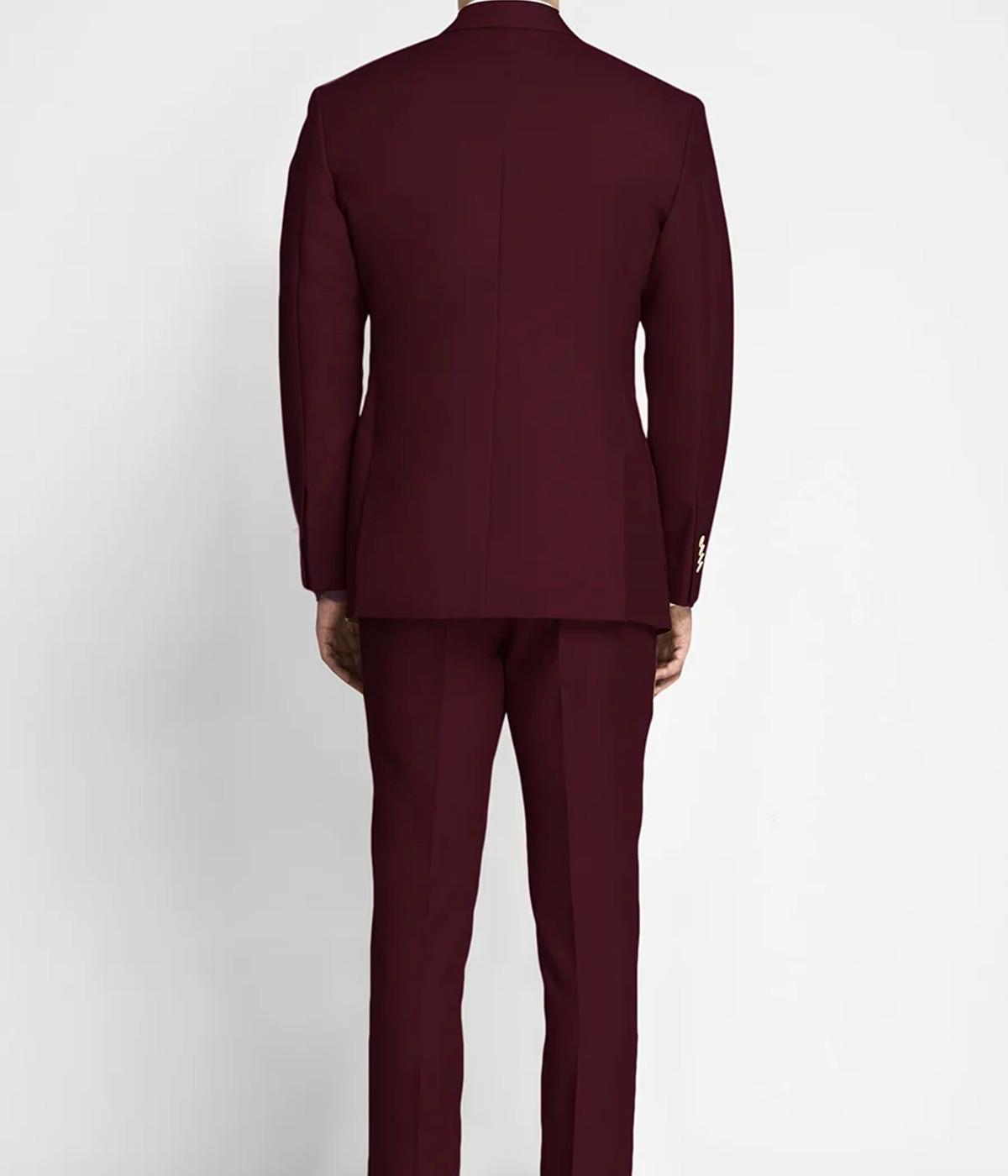 San Diego Burgundy Cotton Suit- view-1