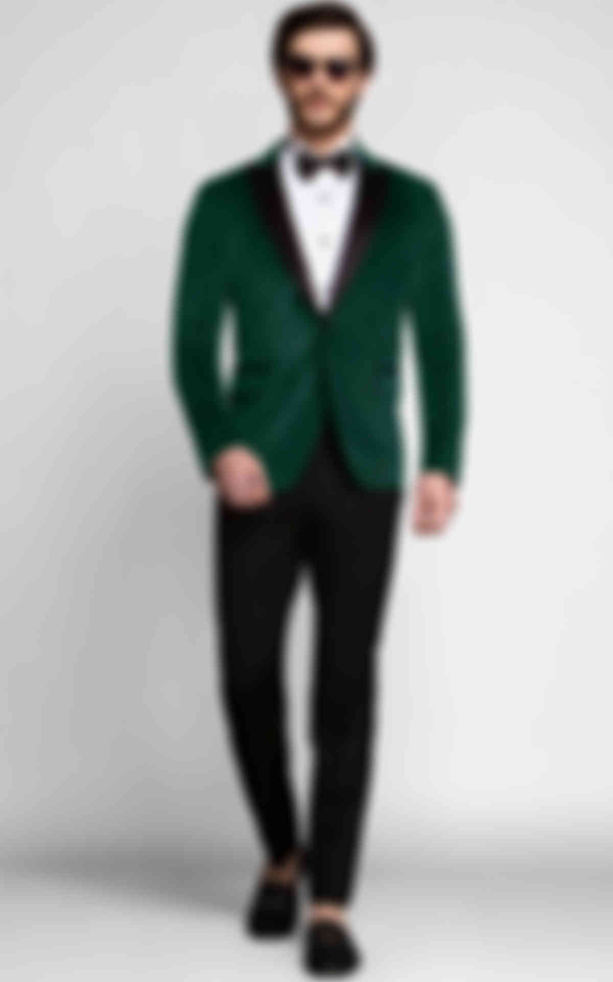 Forest Green Velvet Tuxedo