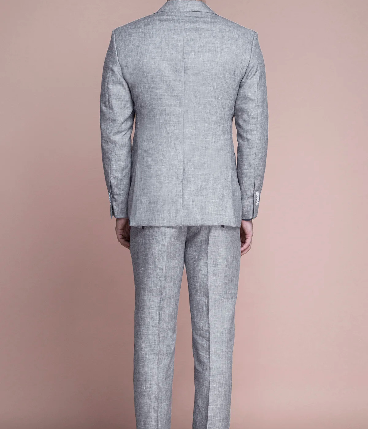 Malibu Grey Linen Suit- view-1