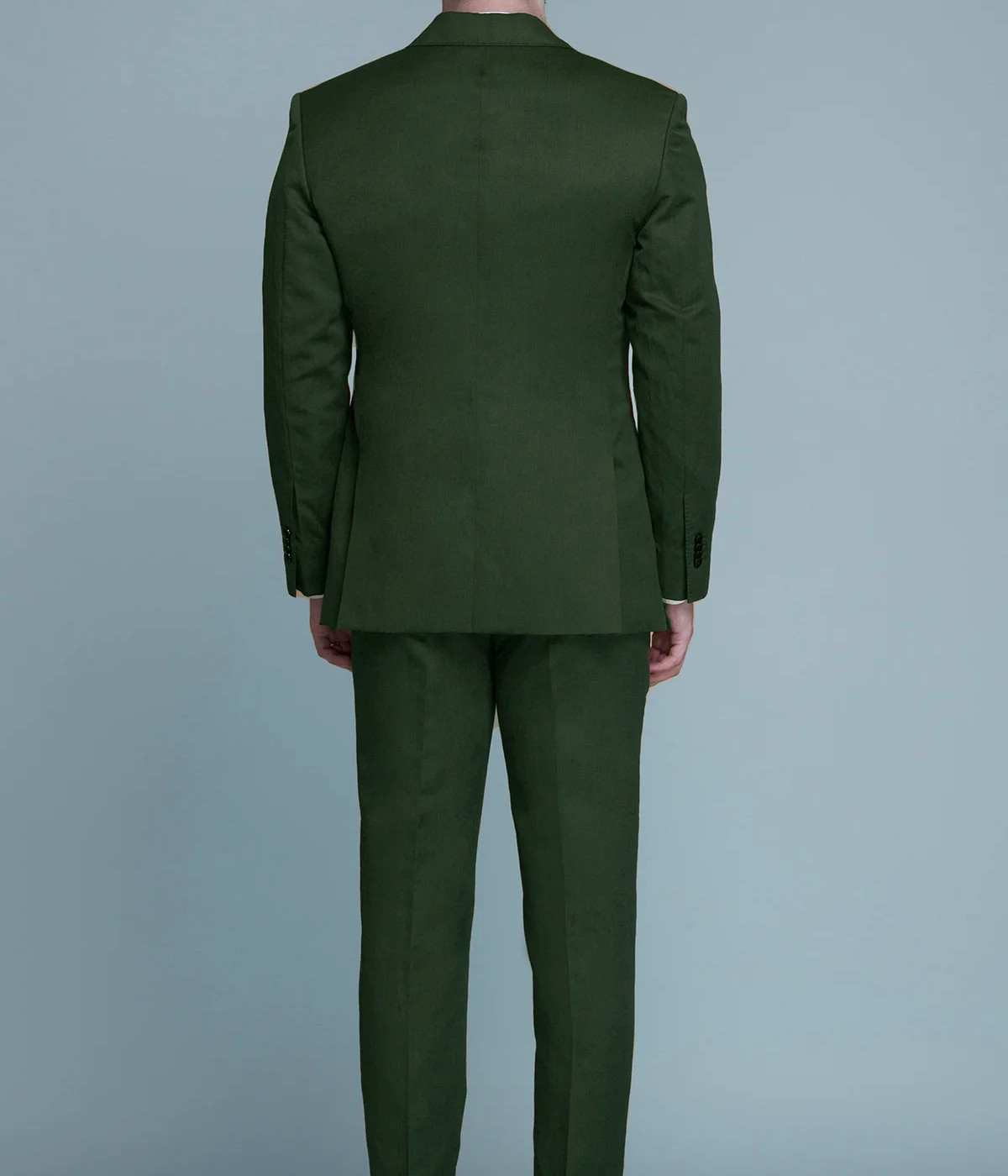 Forest Green Linen Suit- view-1