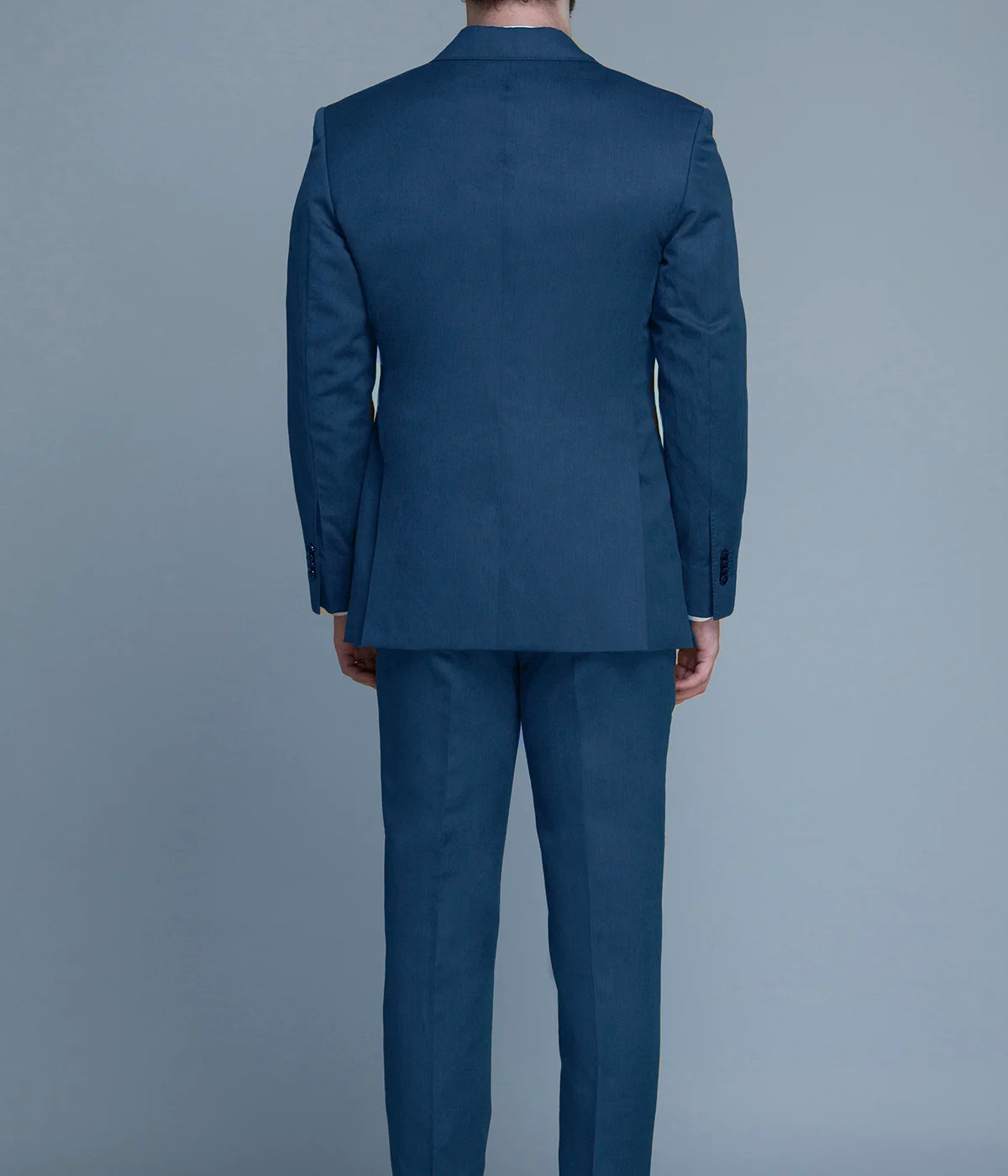 Dusty Blue Linen Suit- view-1