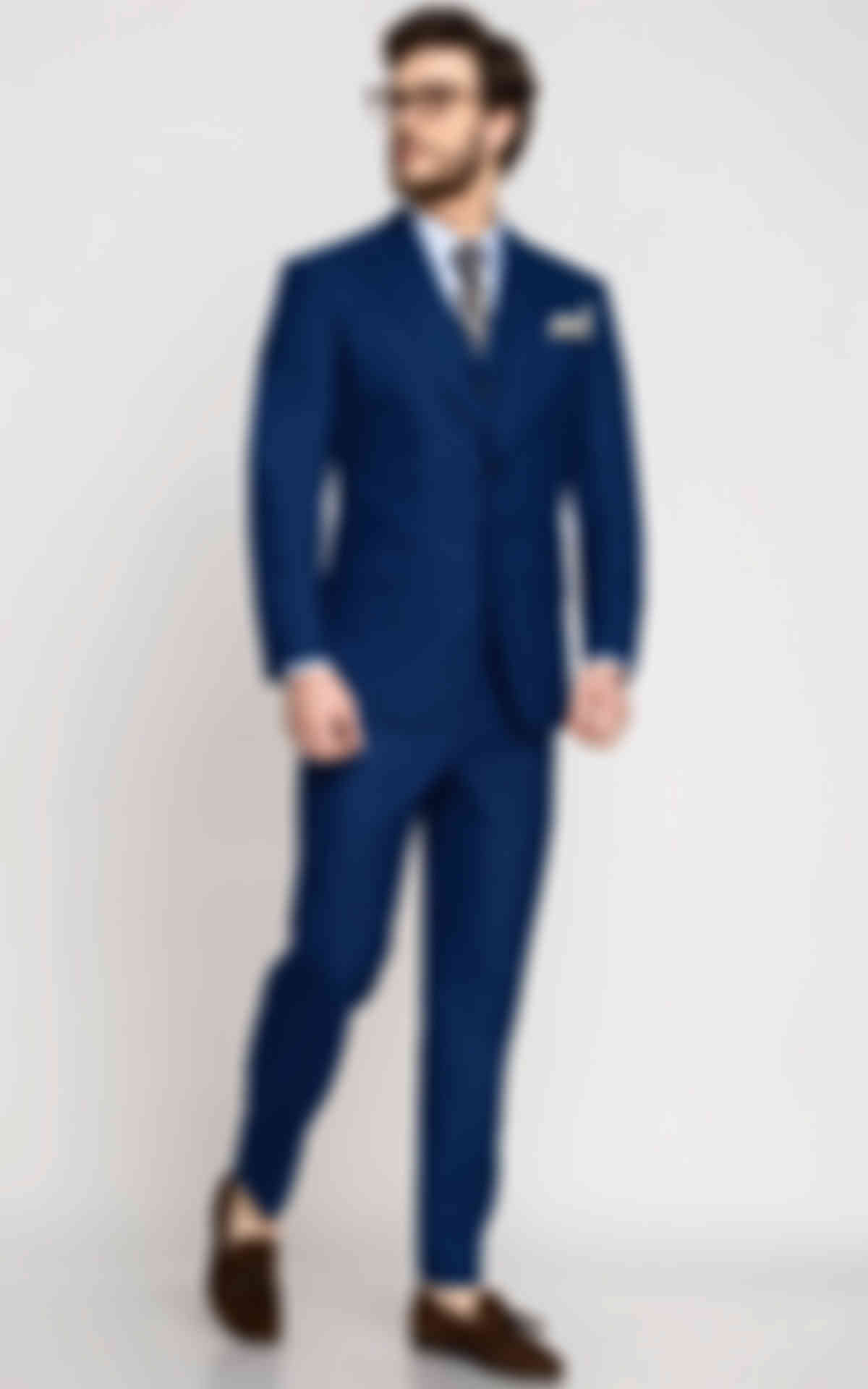 Royal Blue Vegan Suit