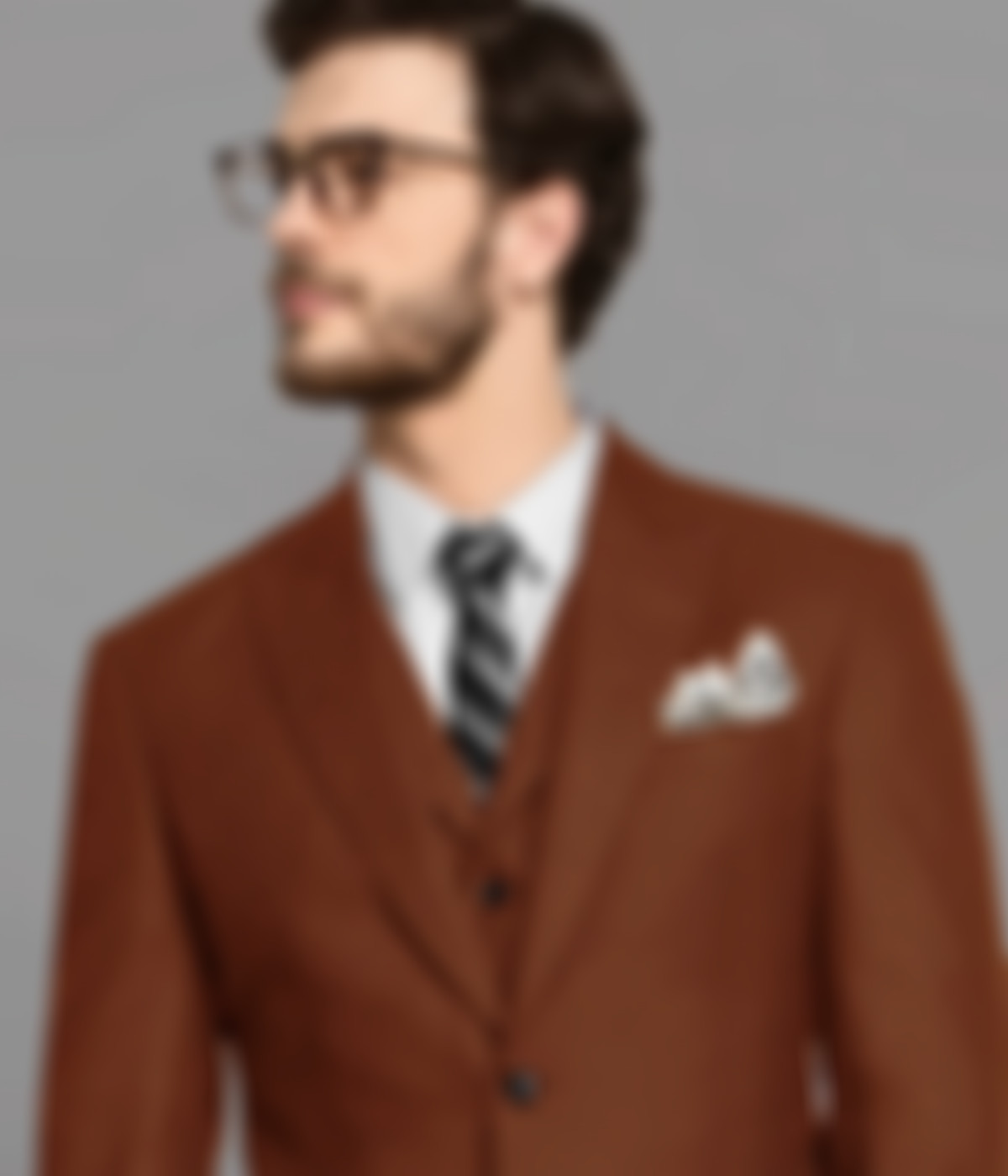 Burnt Rust Wool Suit-1