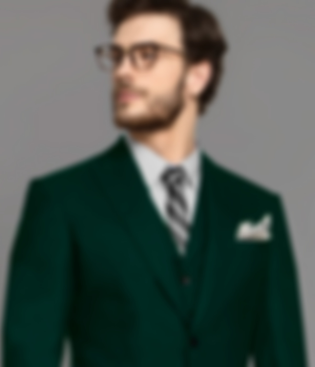 Alaska Pine Green Wool Suit-1