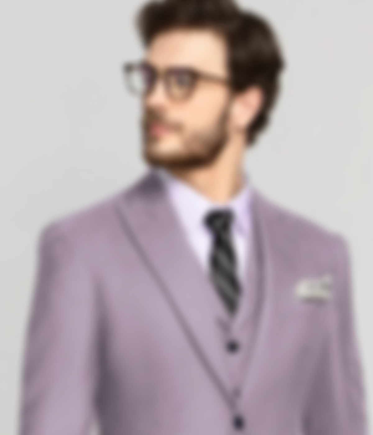 Seattle Lilac Lavender Wool Suit-1