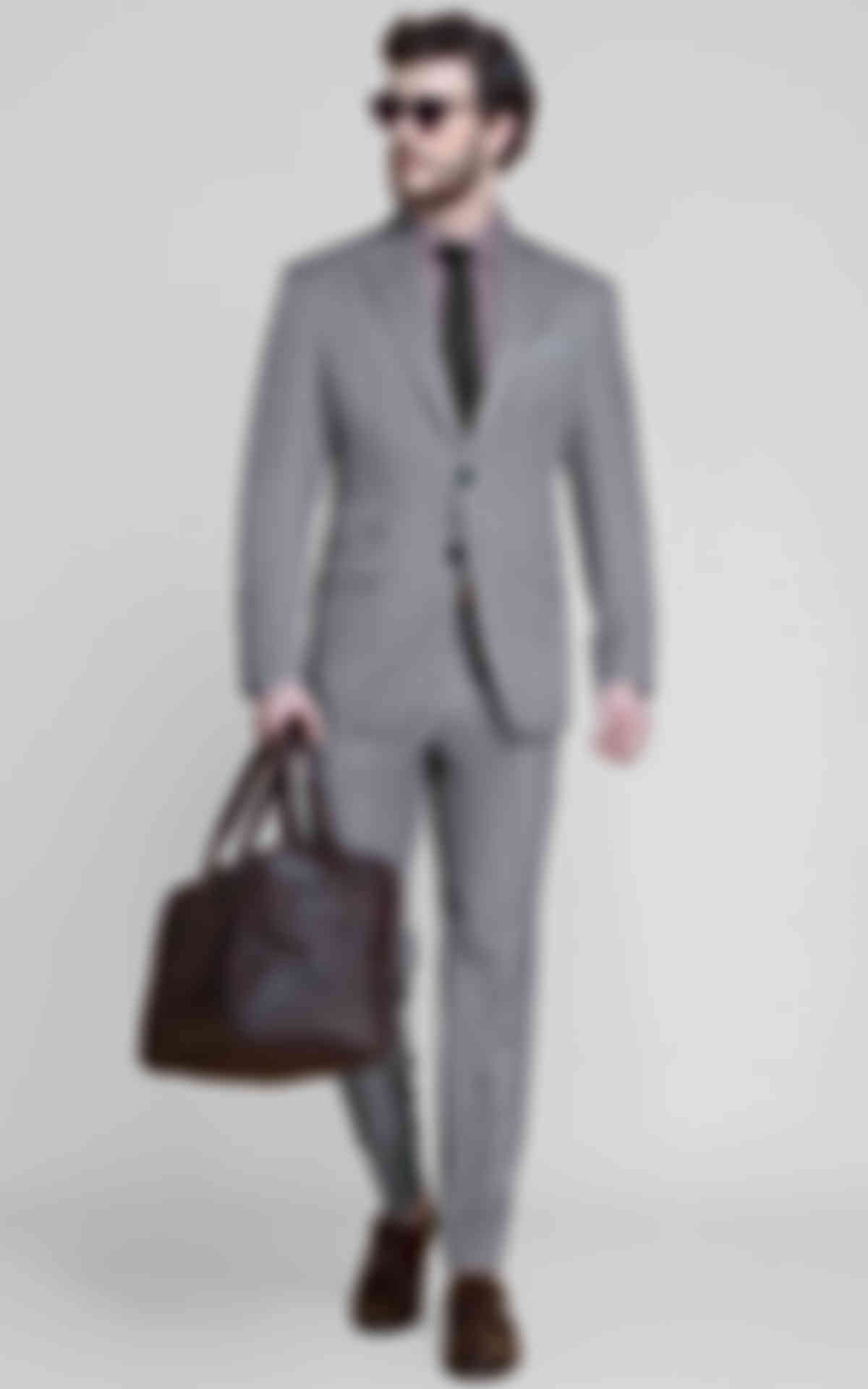 Berlin Grey Checks Vegan Suit