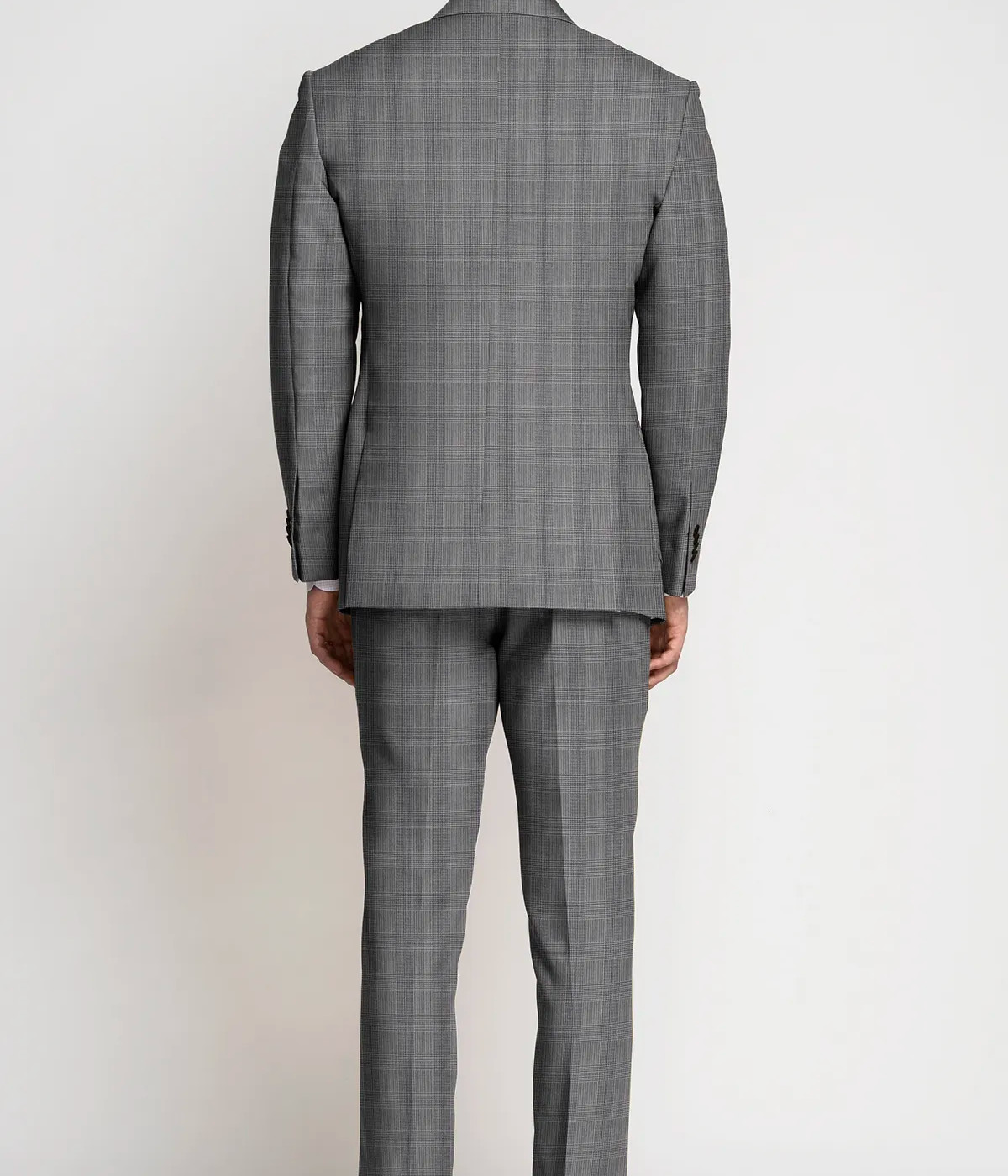 Austin Gray Plaid Houndstooth Suit- view-1