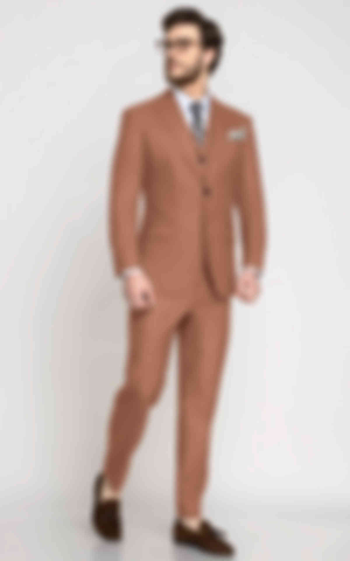 Sedona Pastel Rust Wool Suit