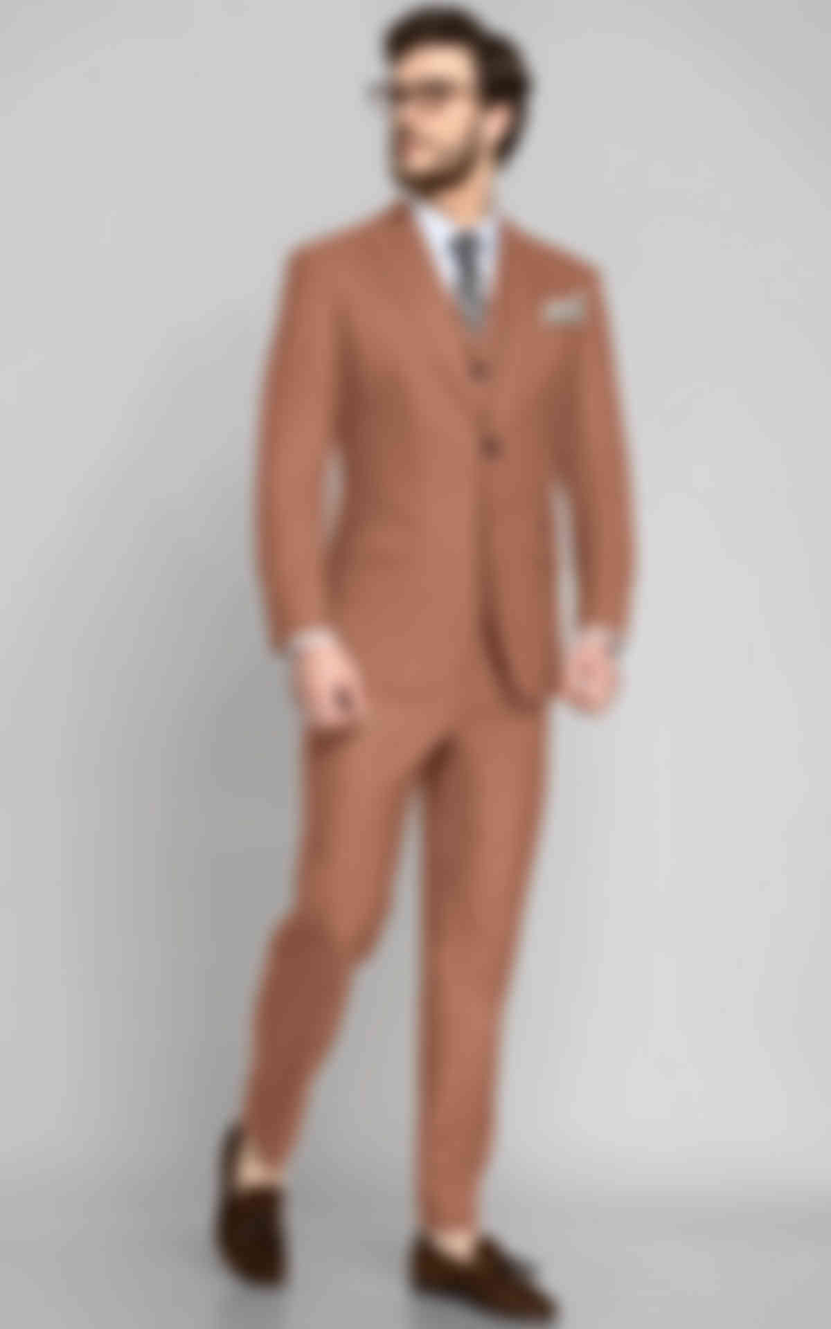 Sedona Pastel Rust Wool Suit