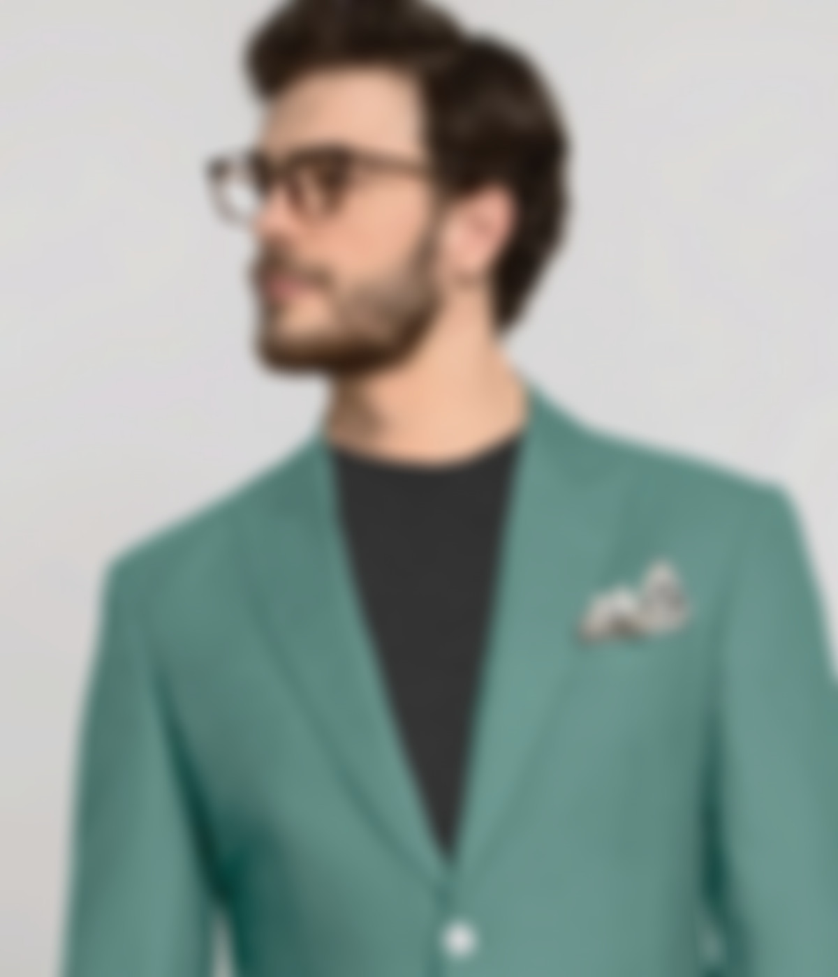 Sage Mint Green Wool Suit-1